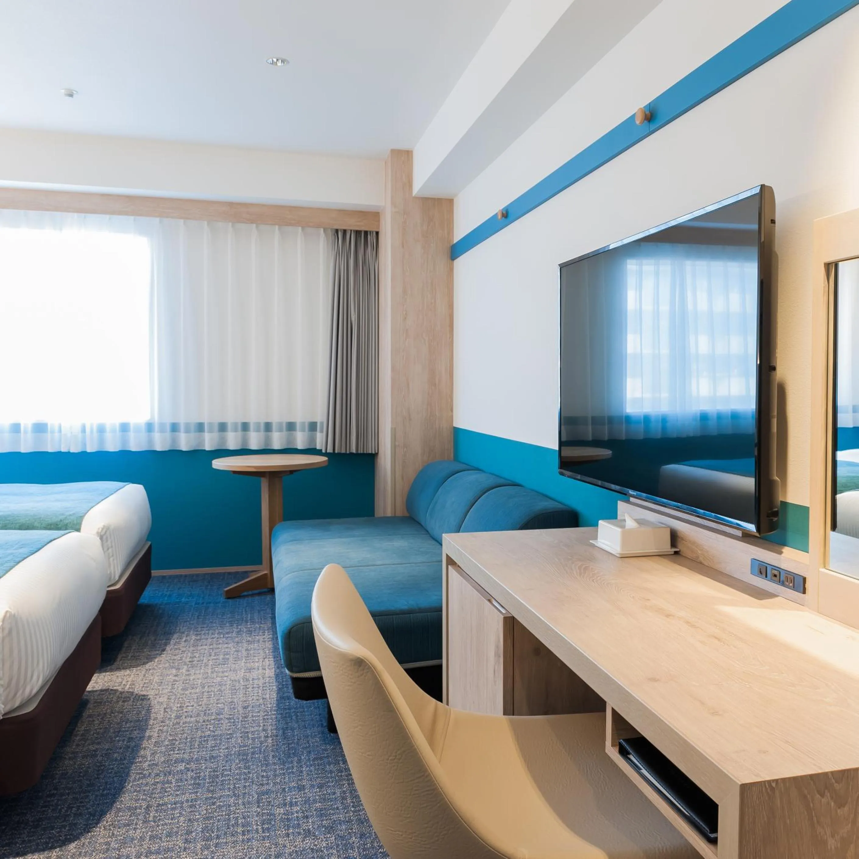 TV and multimedia, Bed in Art Hotel Asahikawa