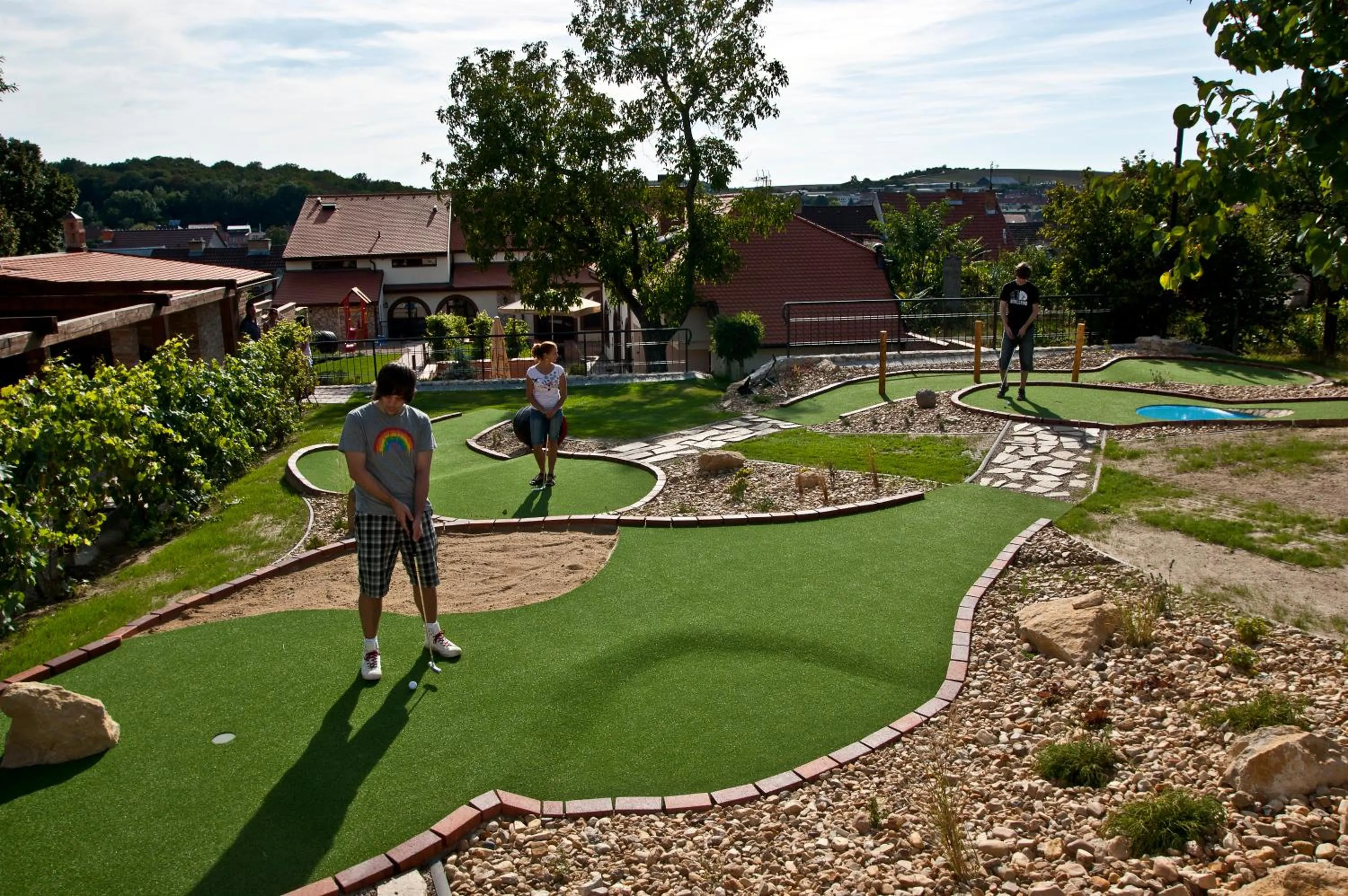 Minigolf in Hotel Vinopa