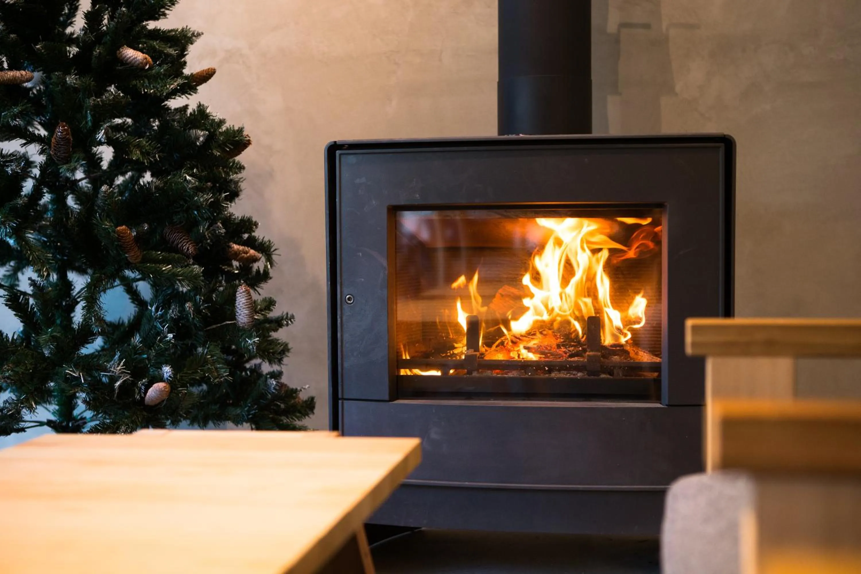 fireplace in TSUCHIYA Kinosaki onsen