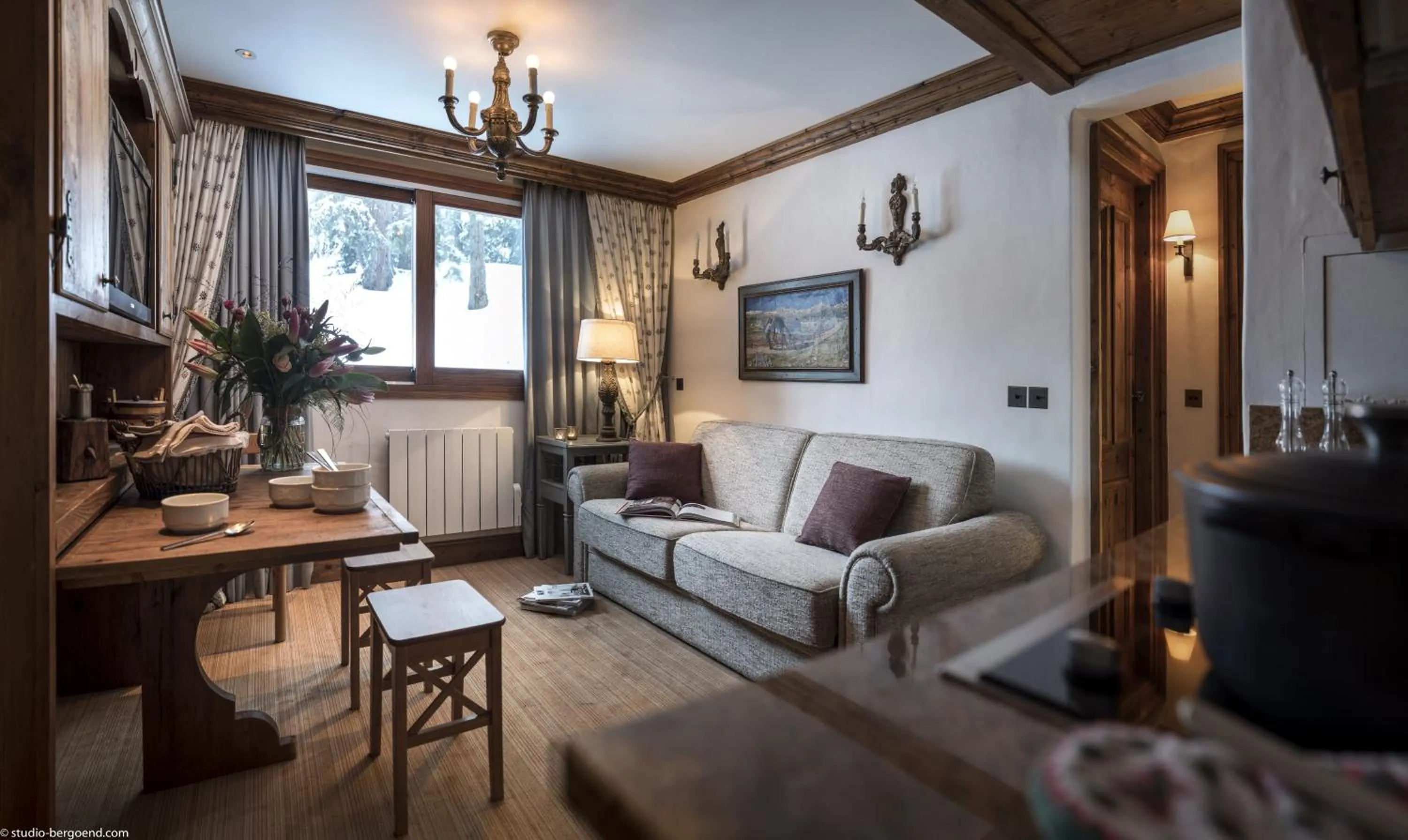 Studio d'Exception - Domaine du Jardin Alpin, Courchevel 1850