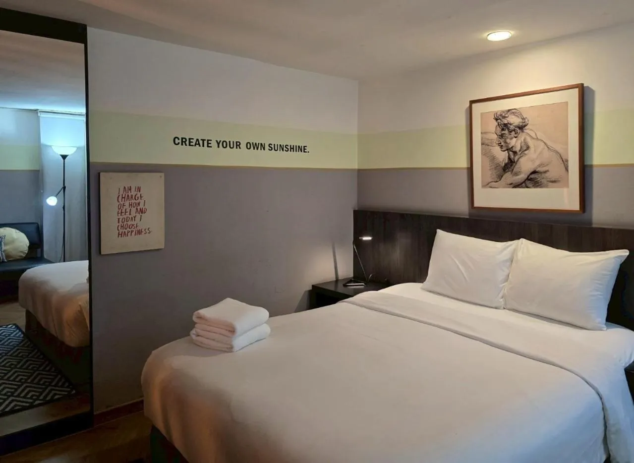 Bed in Somewhere to Escape - Hometel