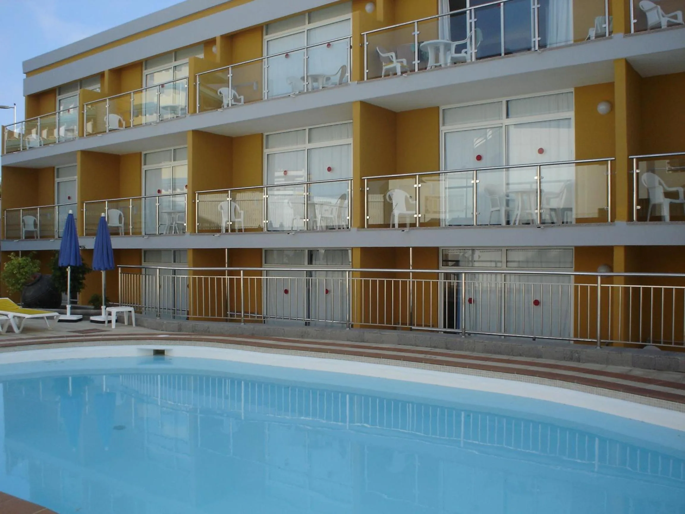 Property building, Swimming Pool in Apartamentos Karina