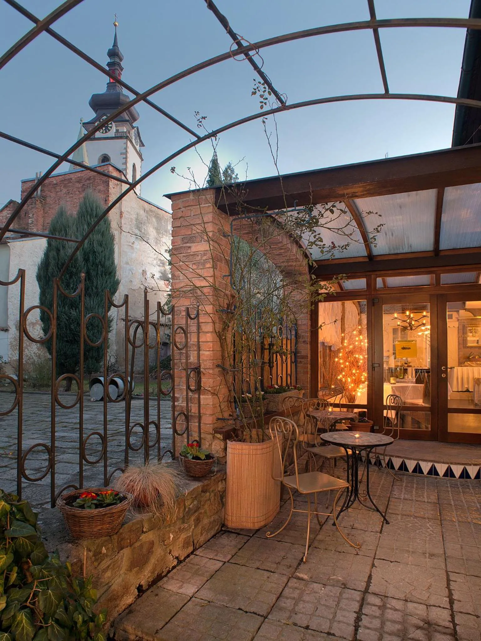 Garden in Hotel City Pisek