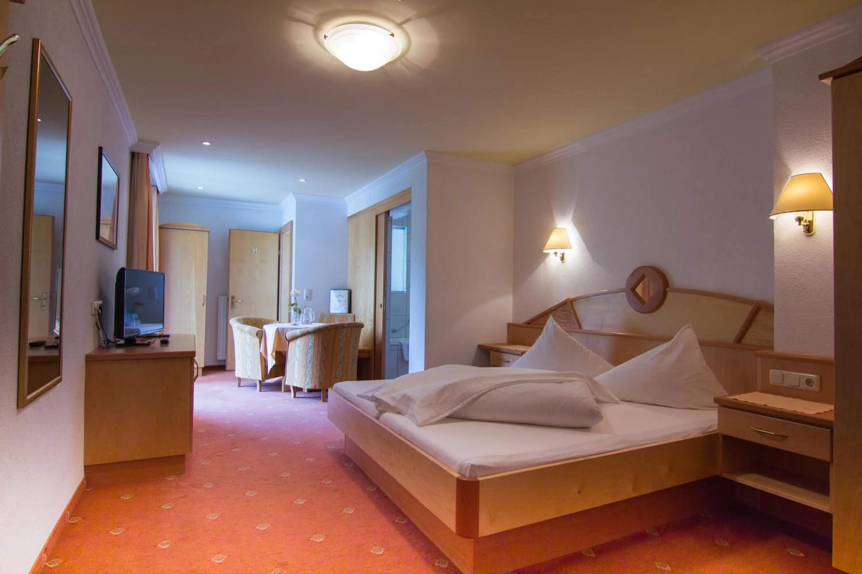 Bedroom, Bed in Hotel Garni Martina