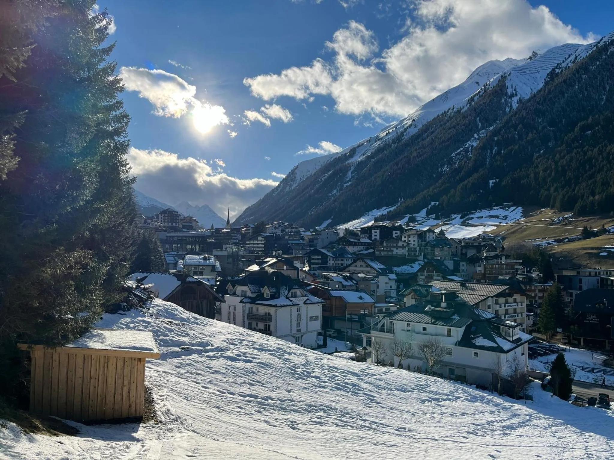 Property building in Hotel Garni Martina