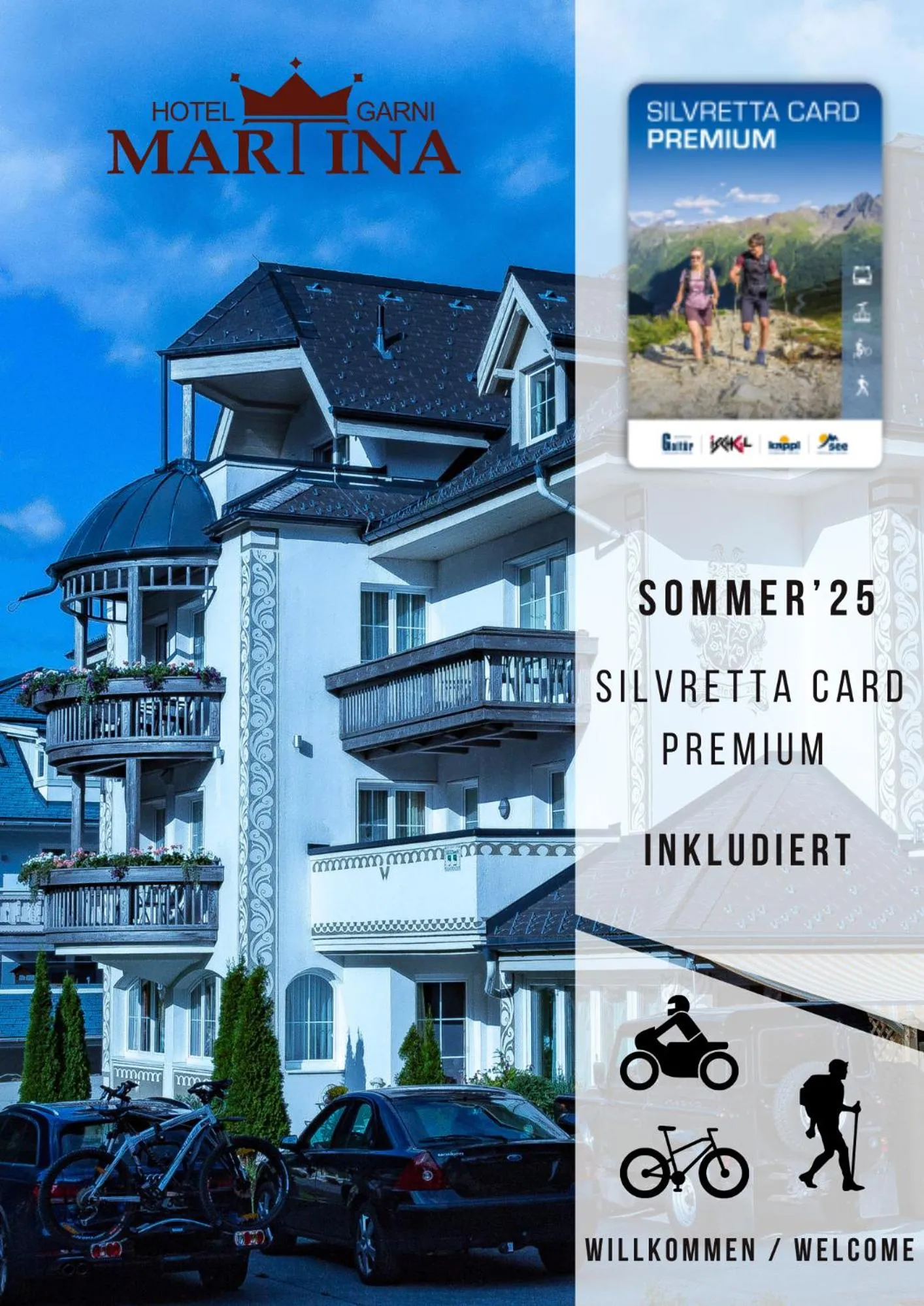 Property building in Hotel Garni Martina