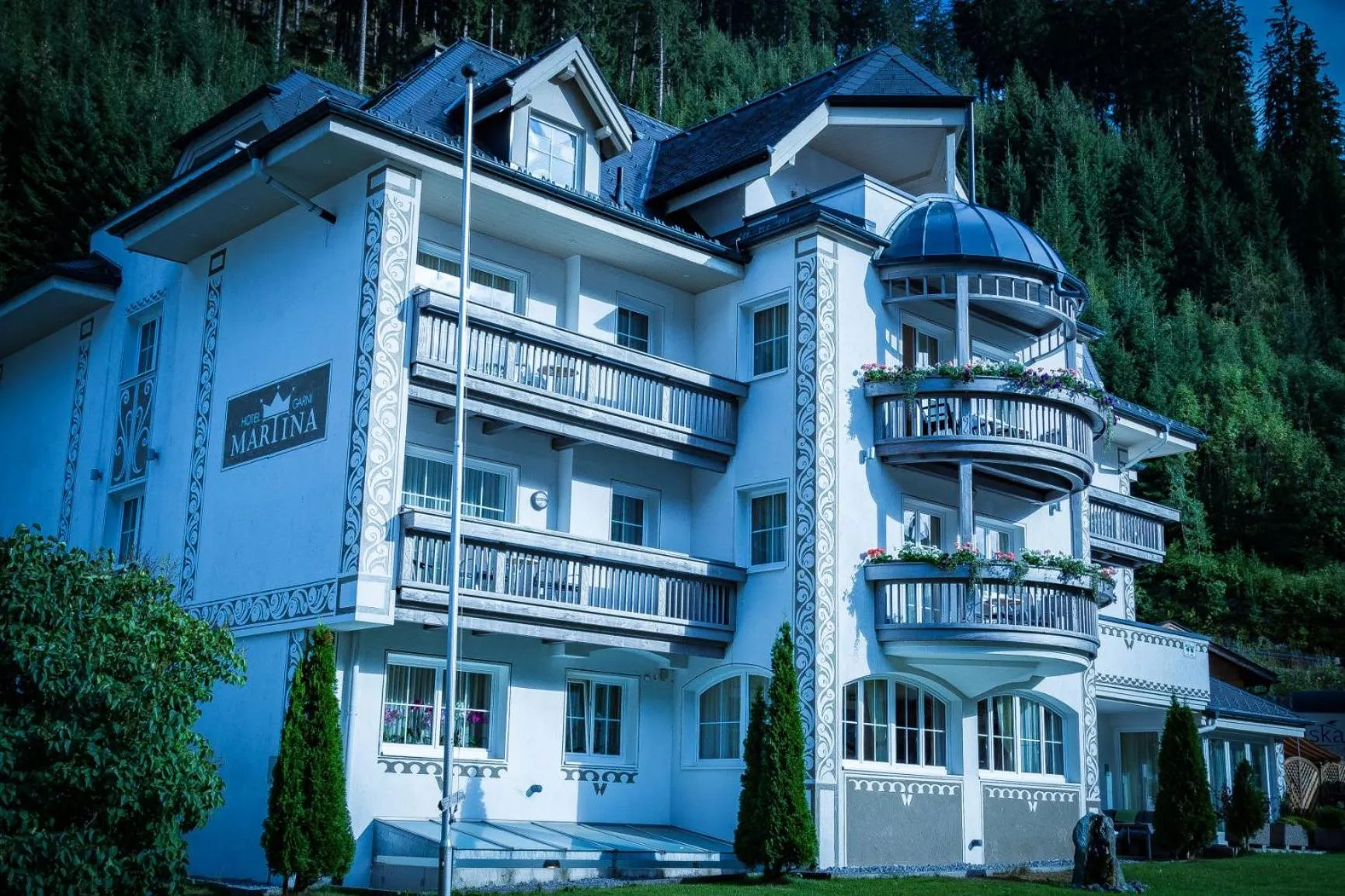 Property building in Hotel Garni Martina