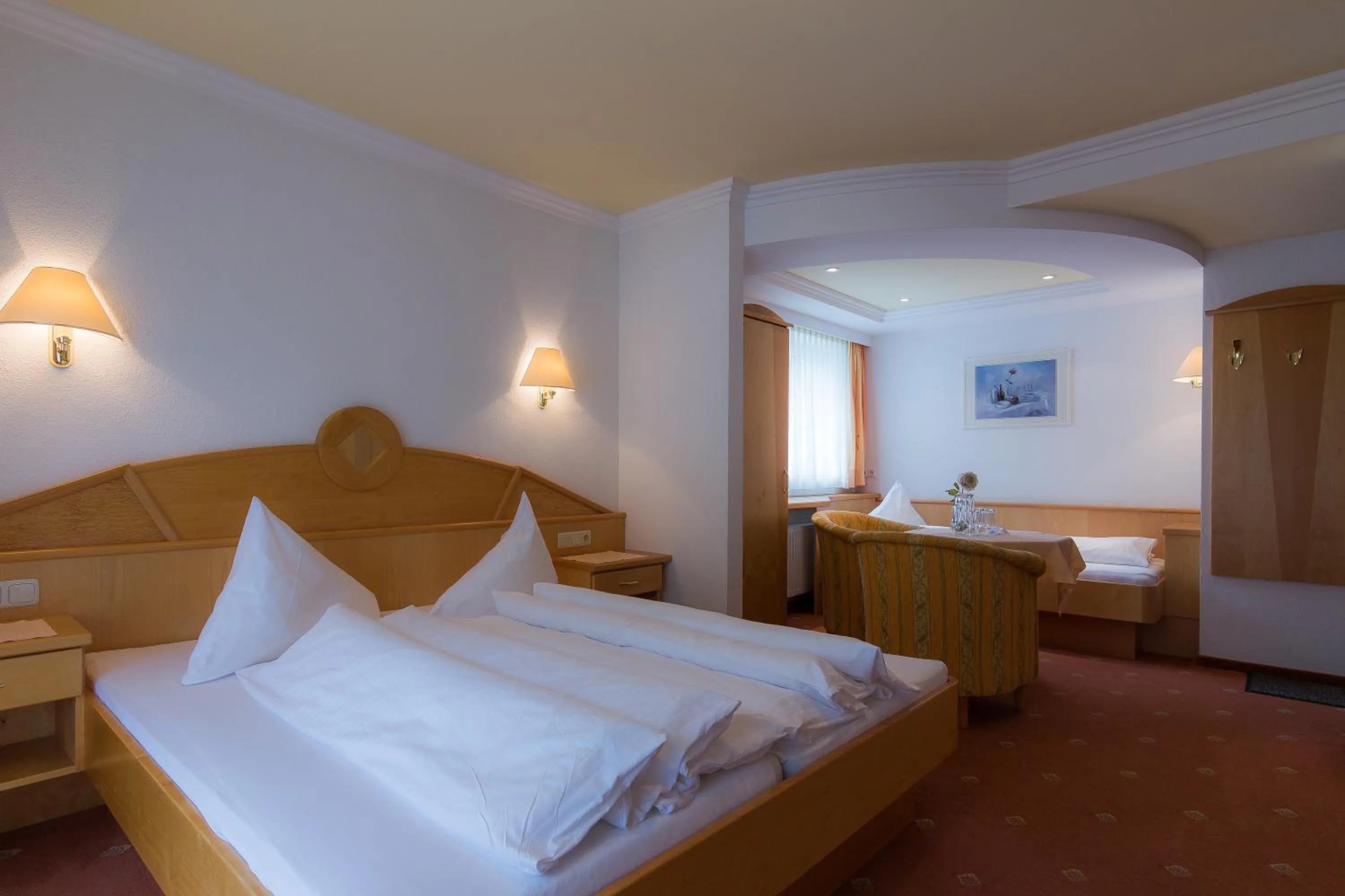 Bedroom, Bed in Hotel Garni Martina