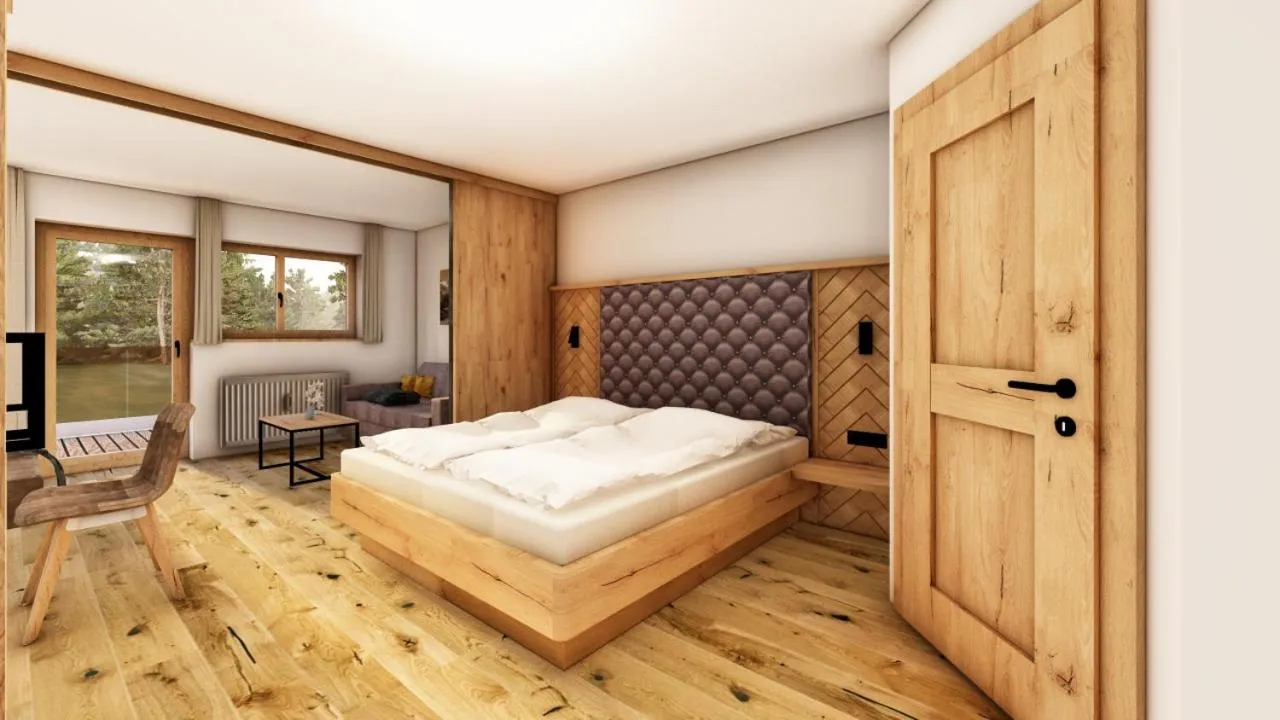 Bed in Hotel Langeck