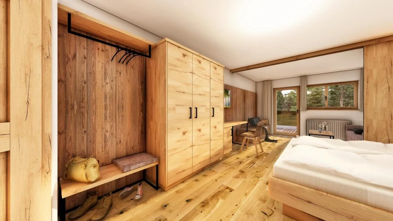 Bed in Hotel Langeck