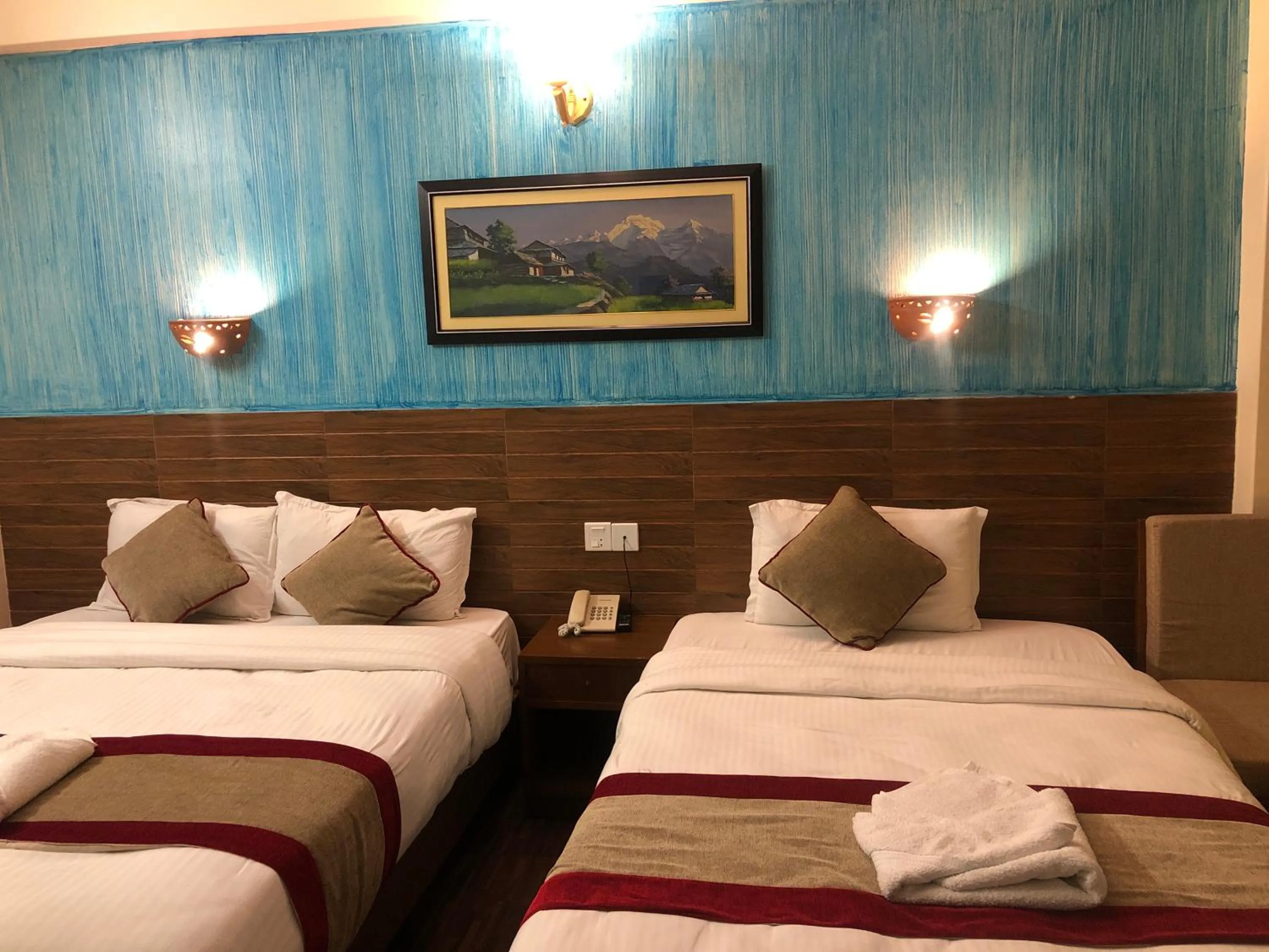 Bed in Hotel Guru