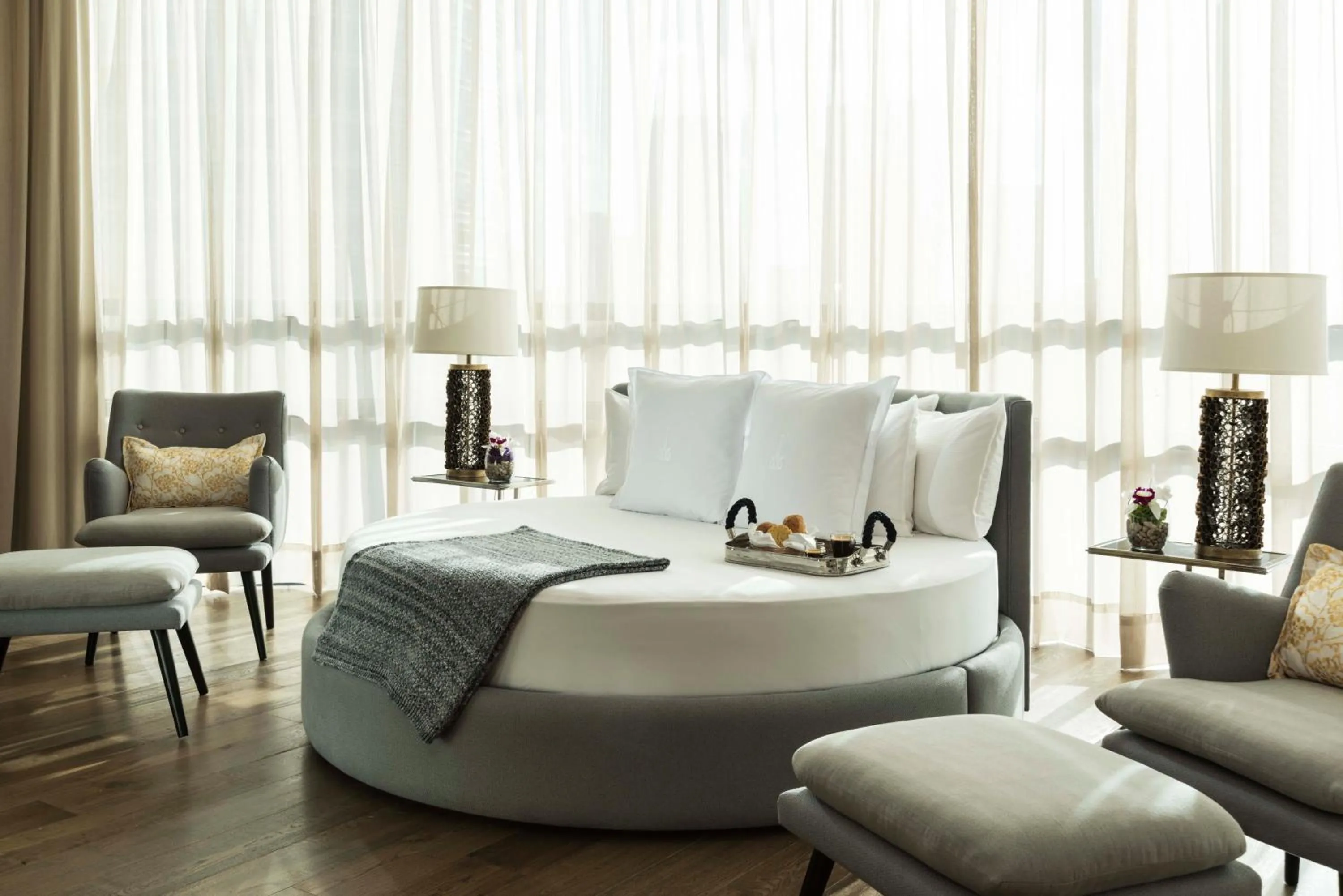 Bedroom in Marquis SkySuites