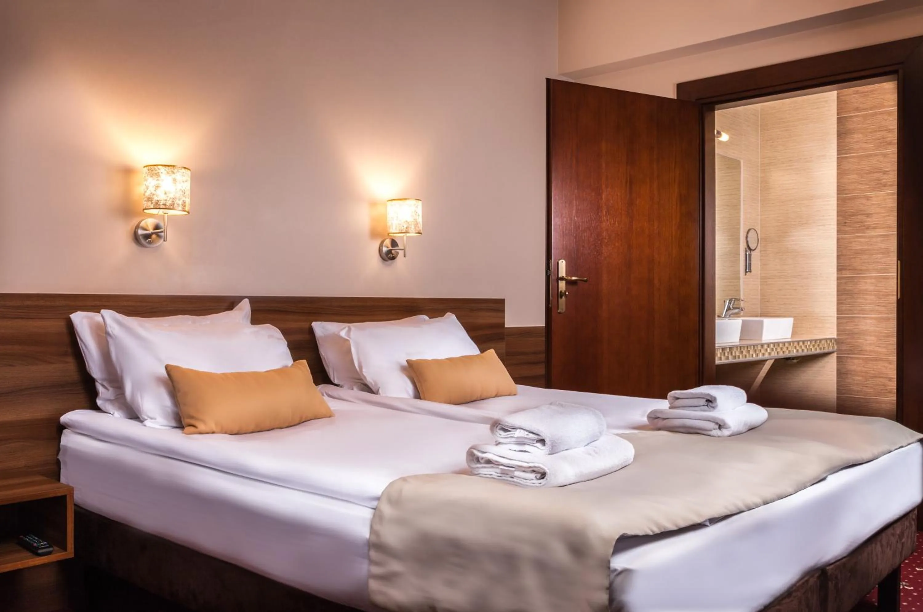 Bed in Hotel Cristal Park