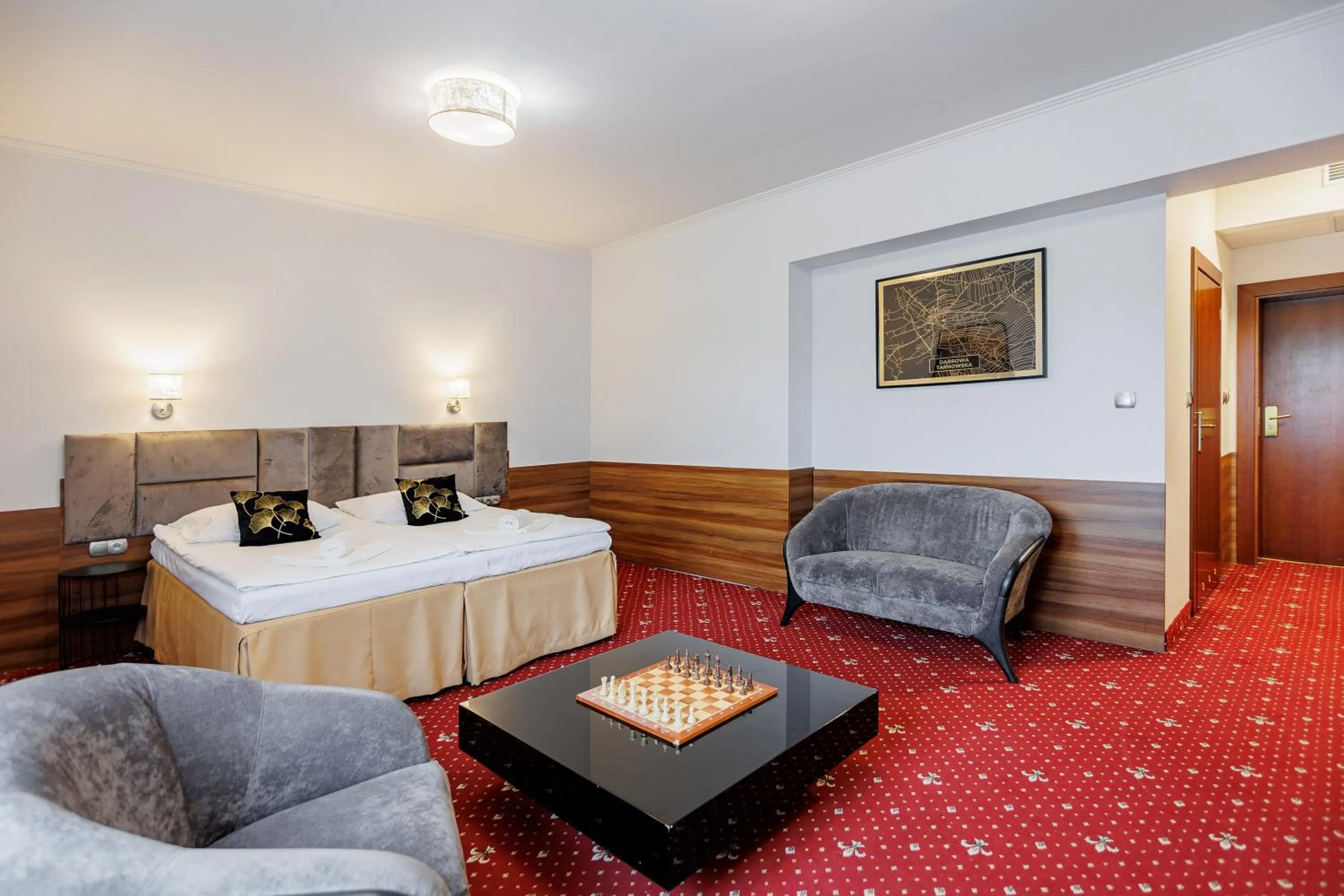 Seating area in Hotel Cristal Park