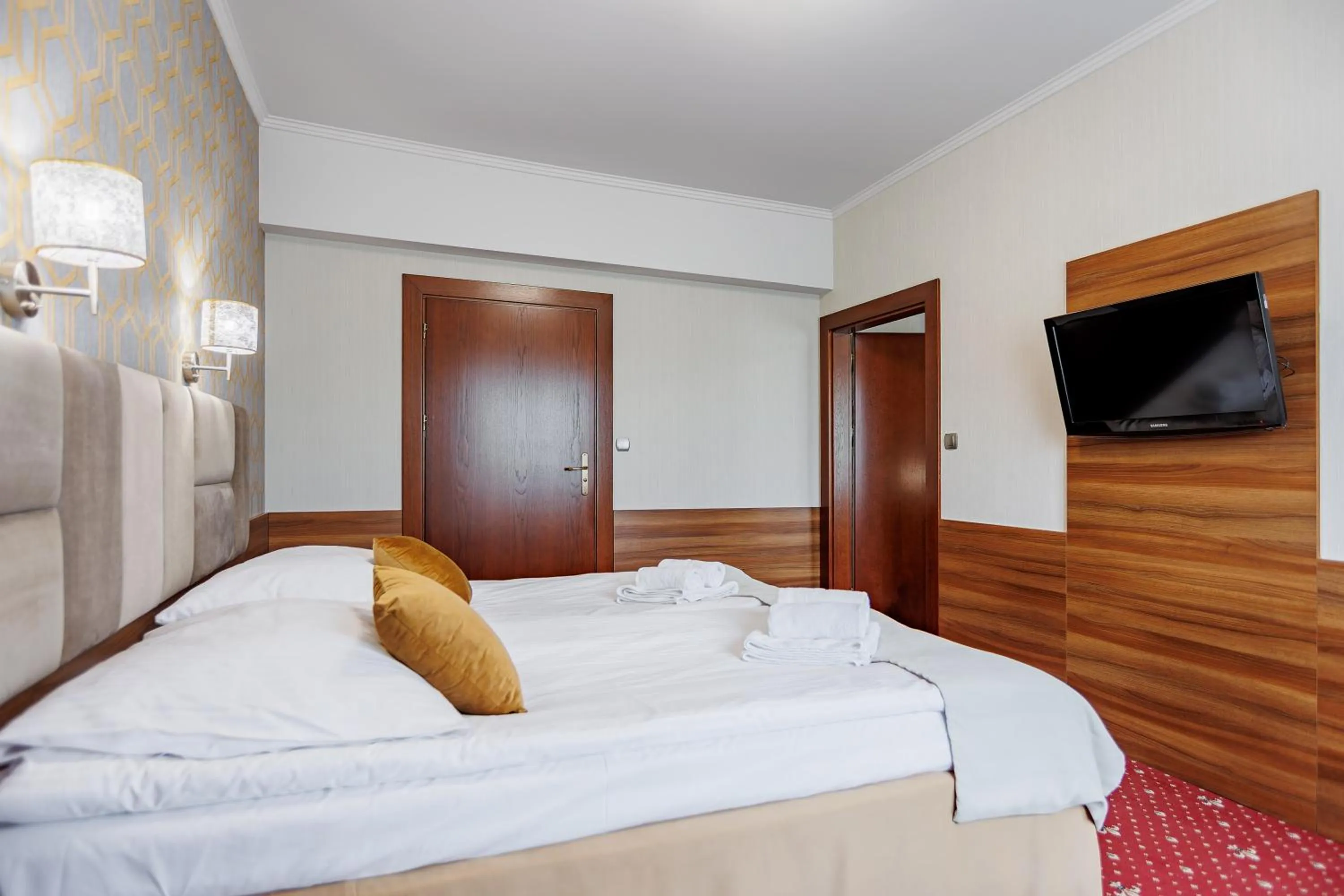 Bed in Hotel Cristal Park