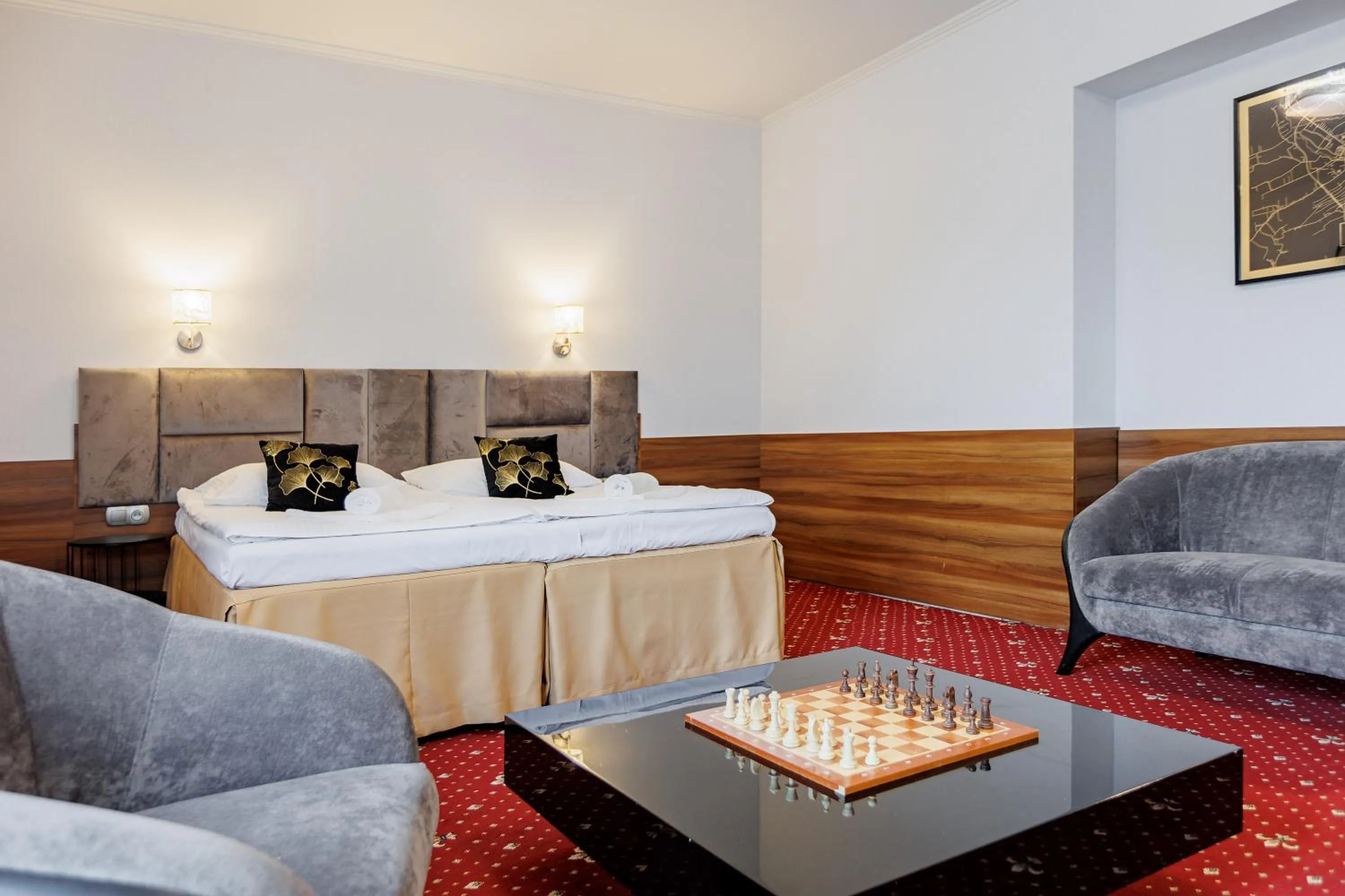 Bed in Hotel Cristal Park