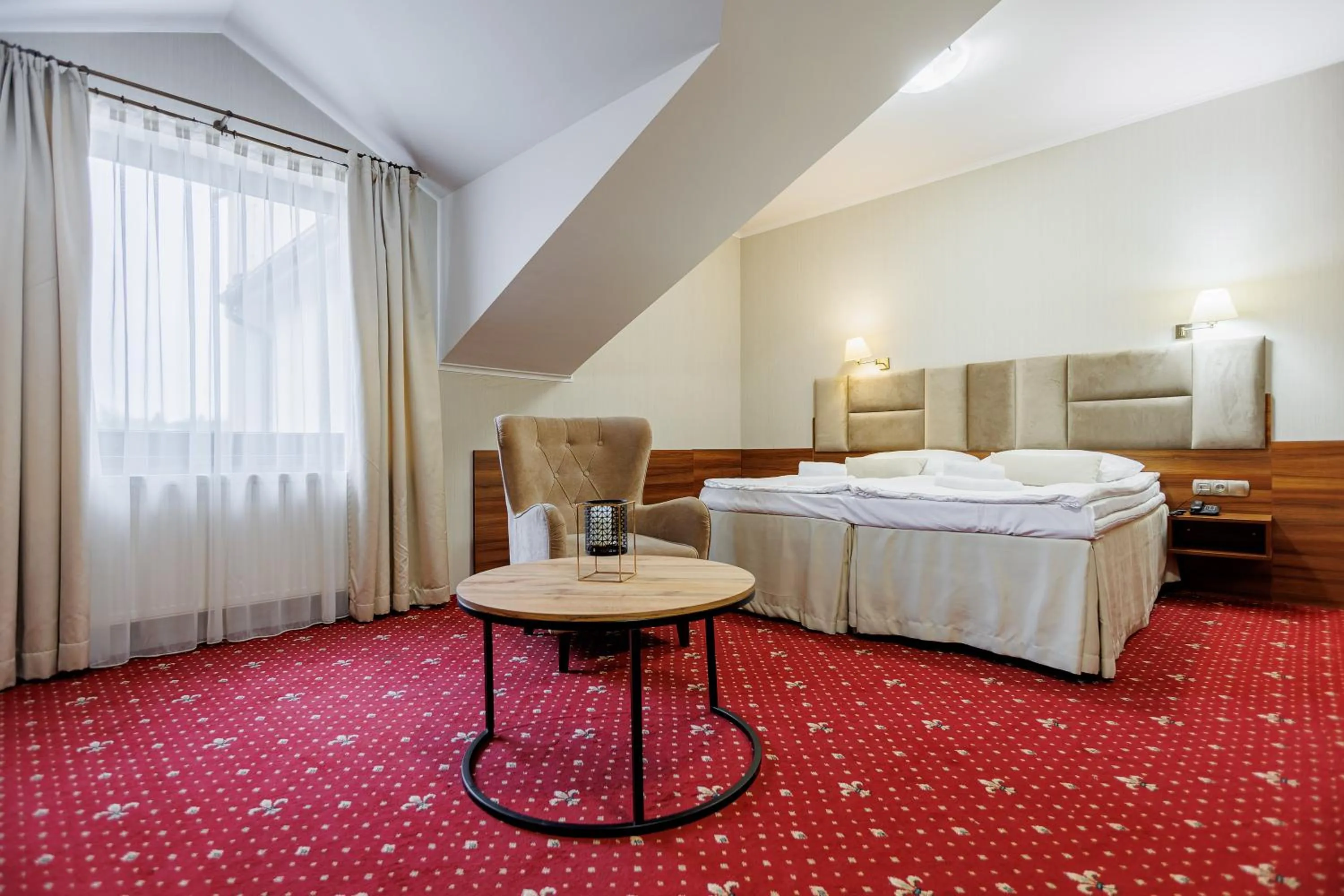 Bed in Hotel Cristal Park