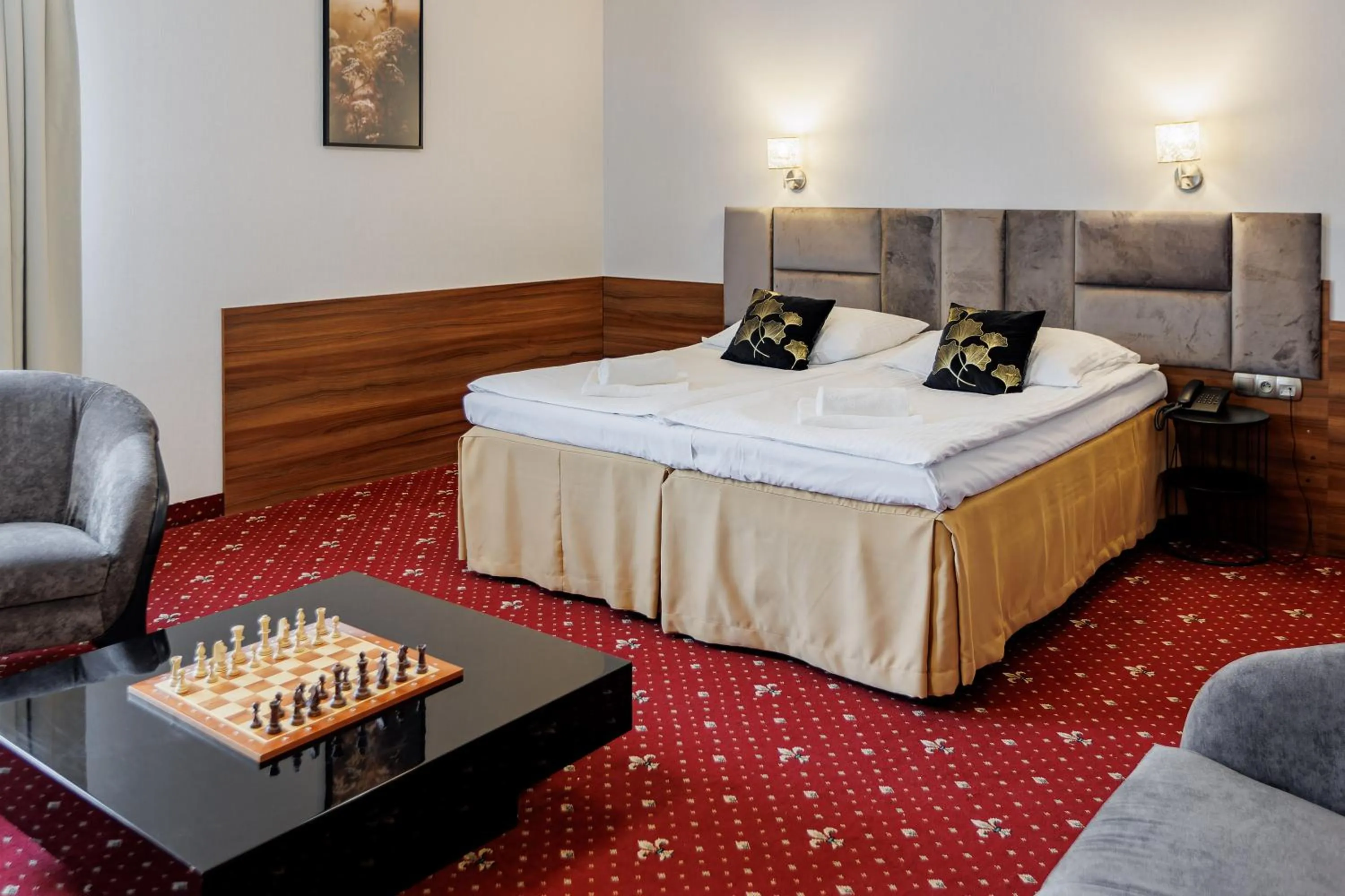 Bed in Hotel Cristal Park