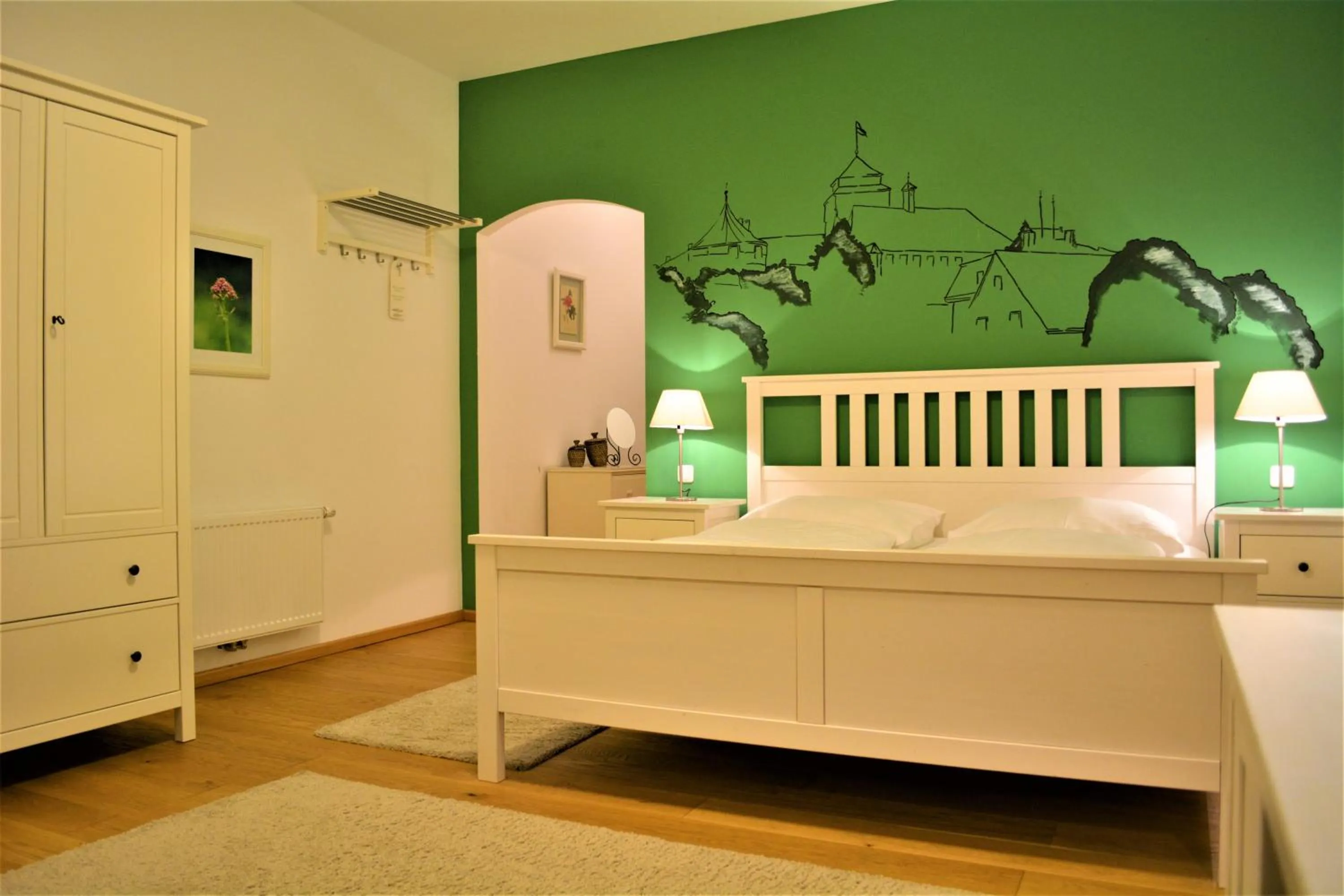 Bed in Economy Hotel Kronach