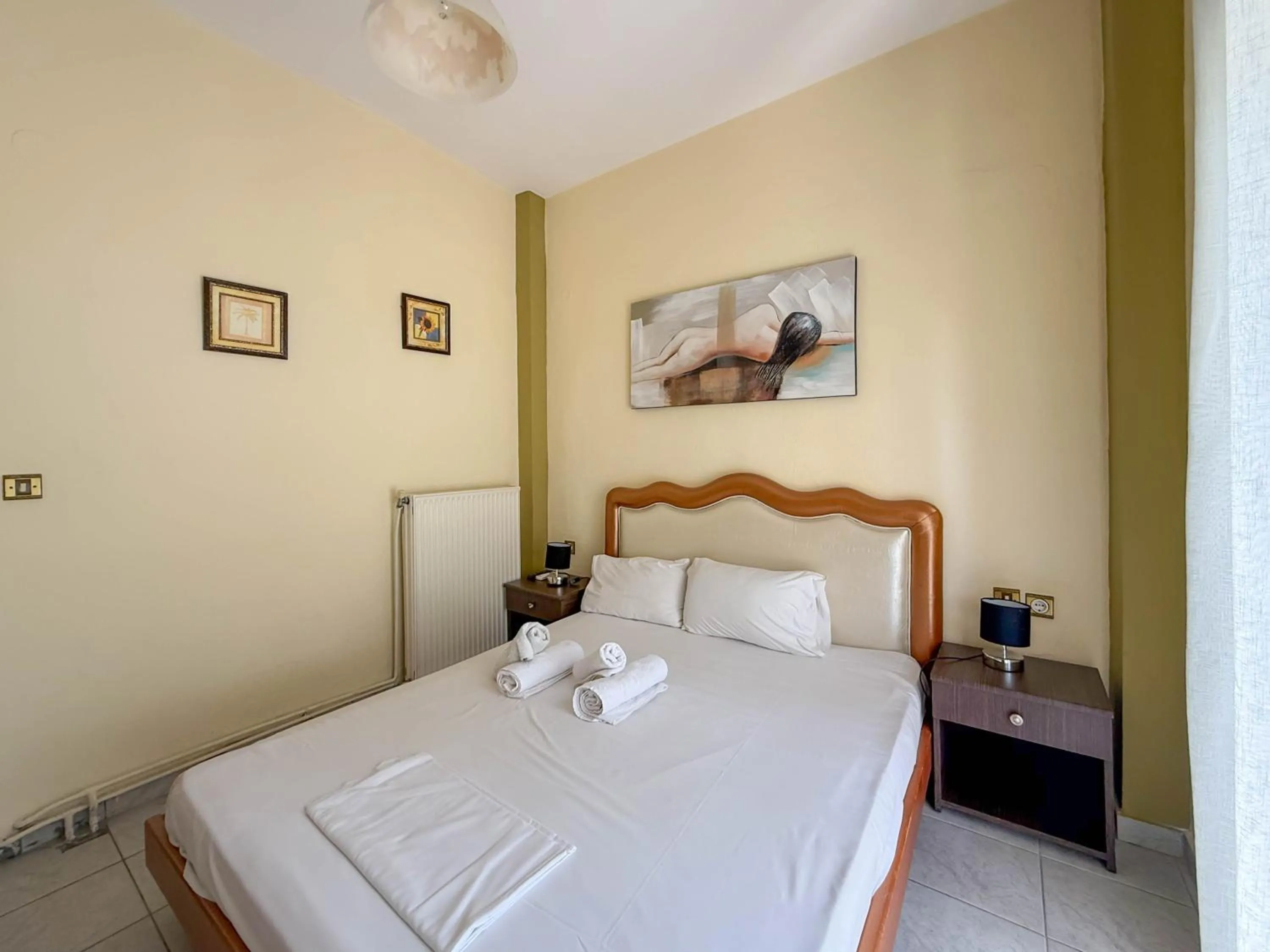 Bedroom, Bed in Haus Olymp
