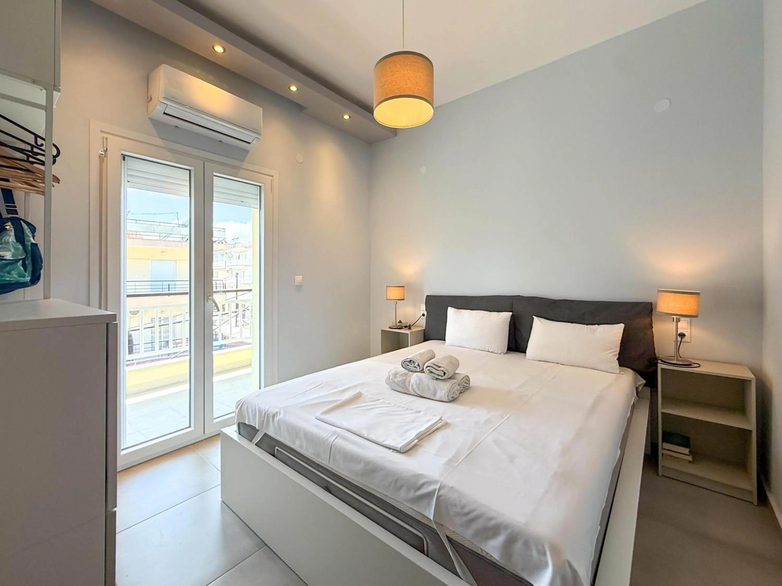 Bedroom, Bed in Haus Olymp