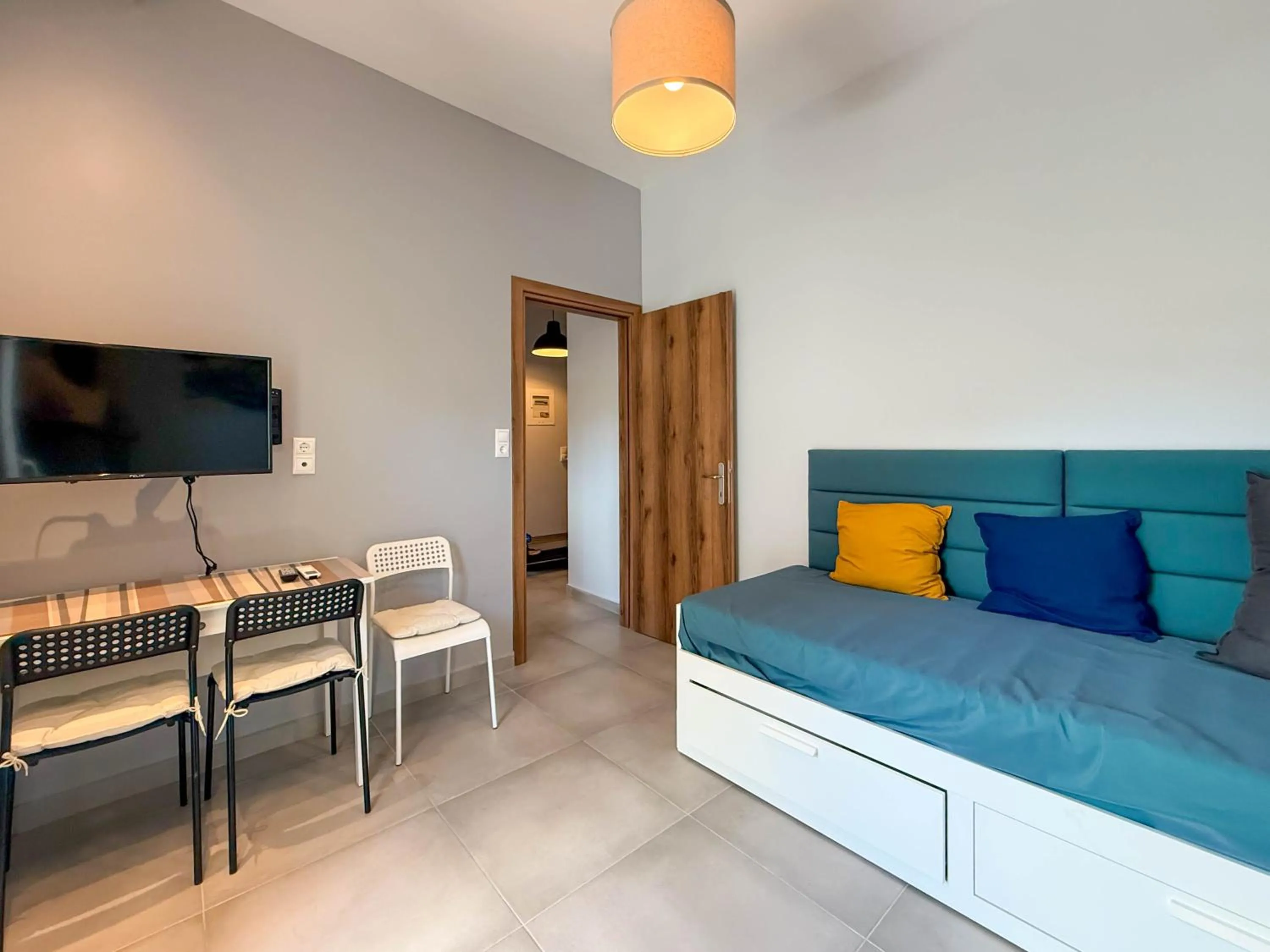 Bedroom, Bed in Haus Olymp
