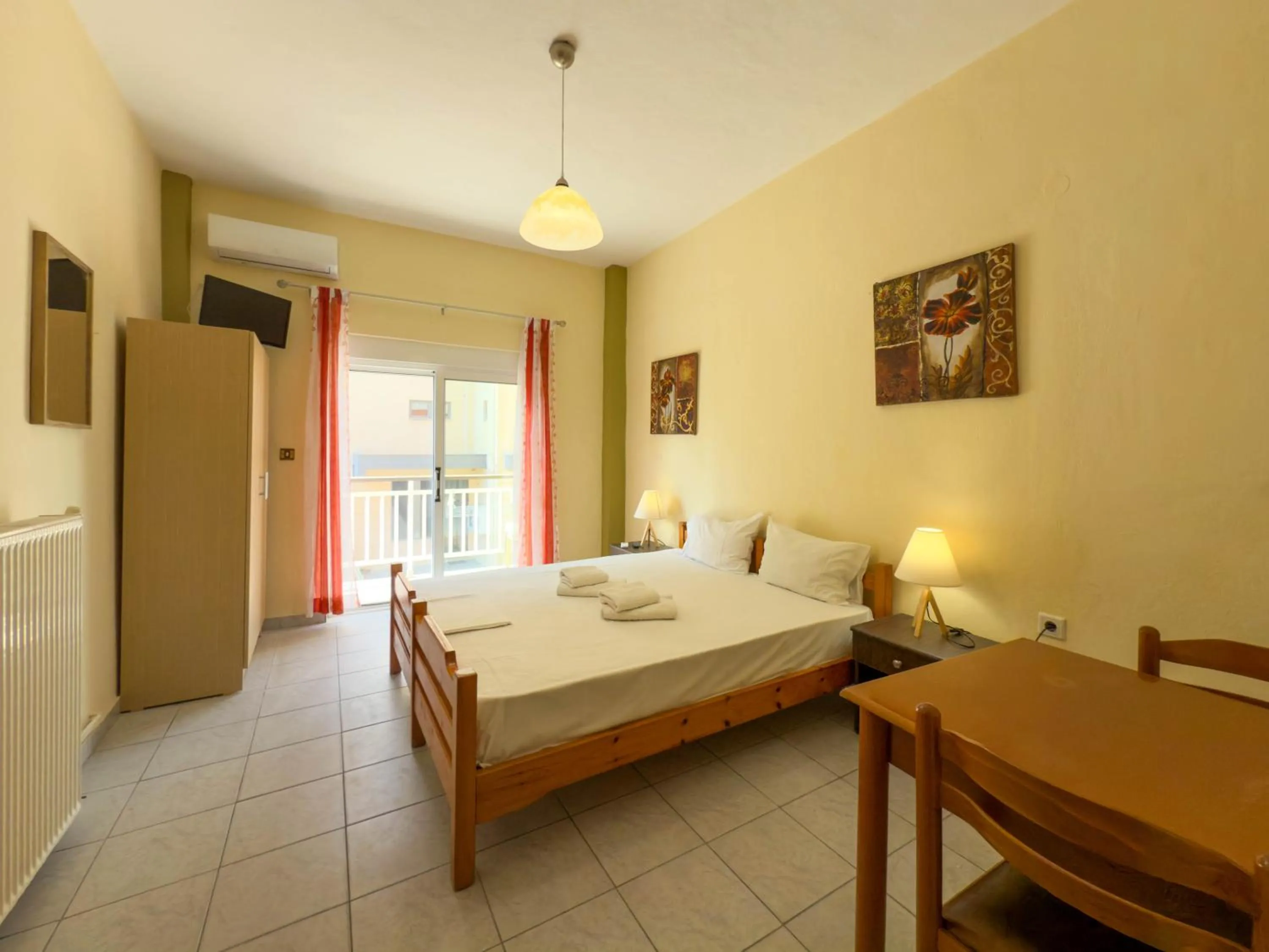Bedroom, Bed in Haus Olymp