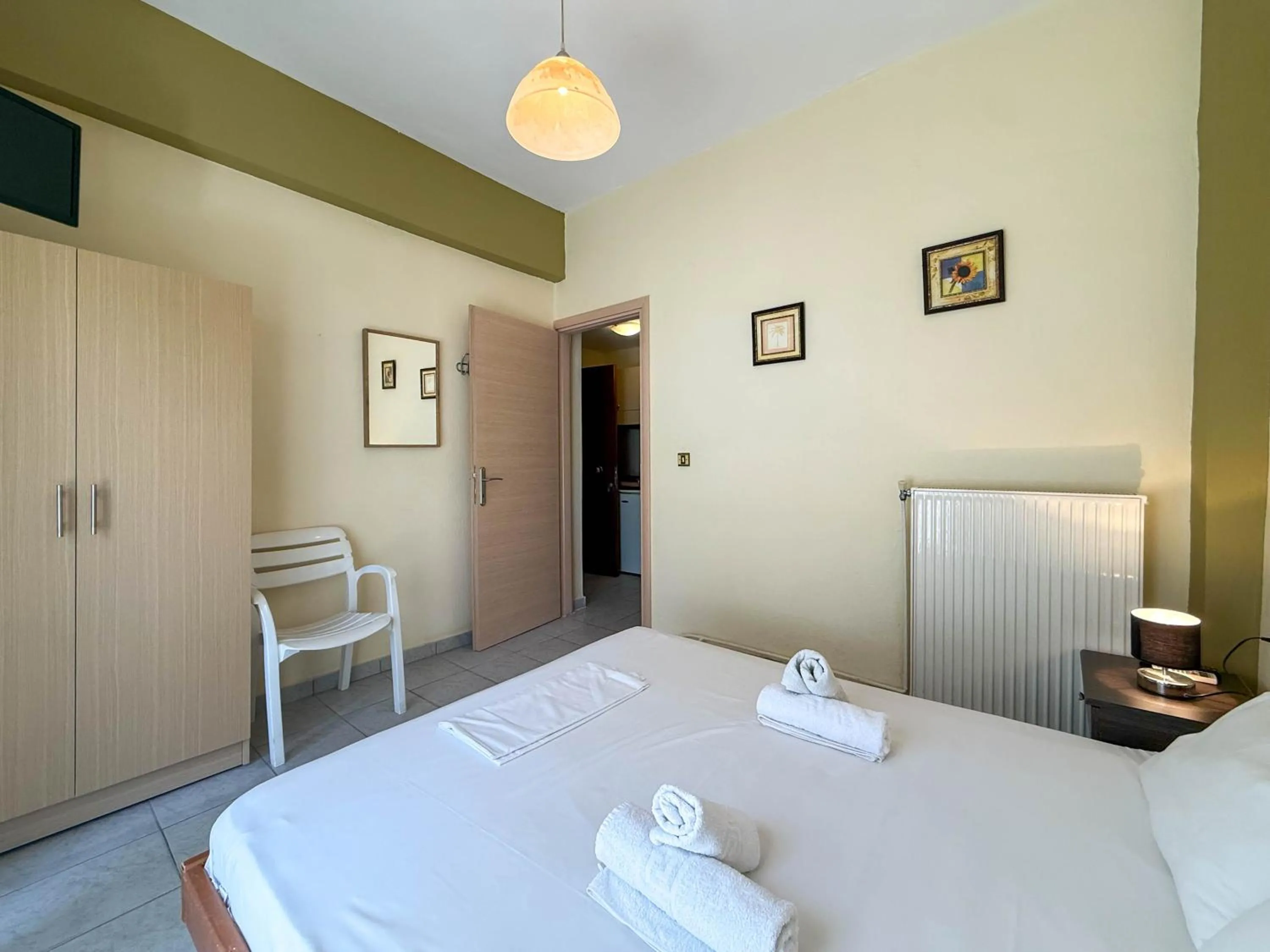 Bedroom, Bed in Haus Olymp