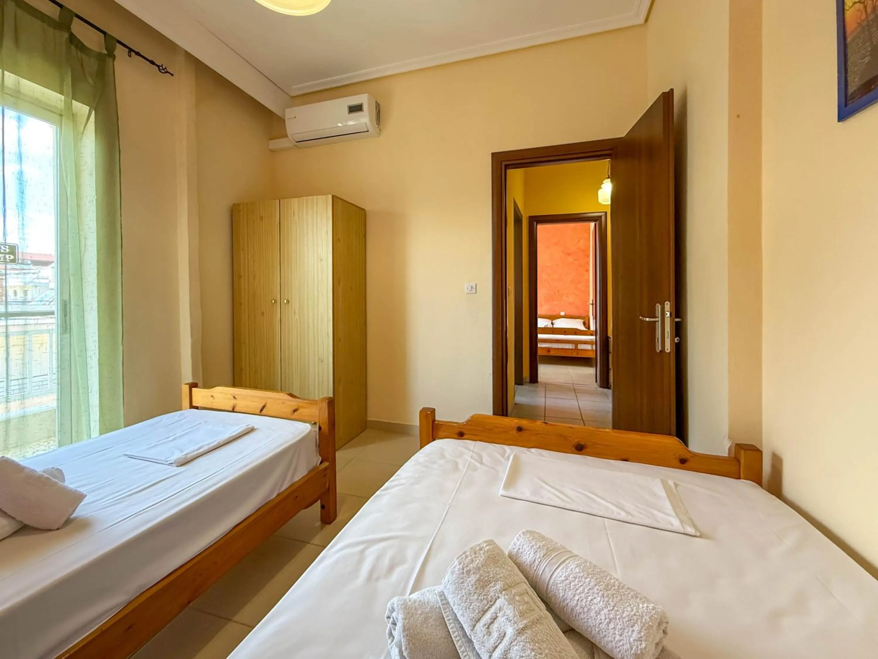 Bedroom, Bed in Haus Olymp