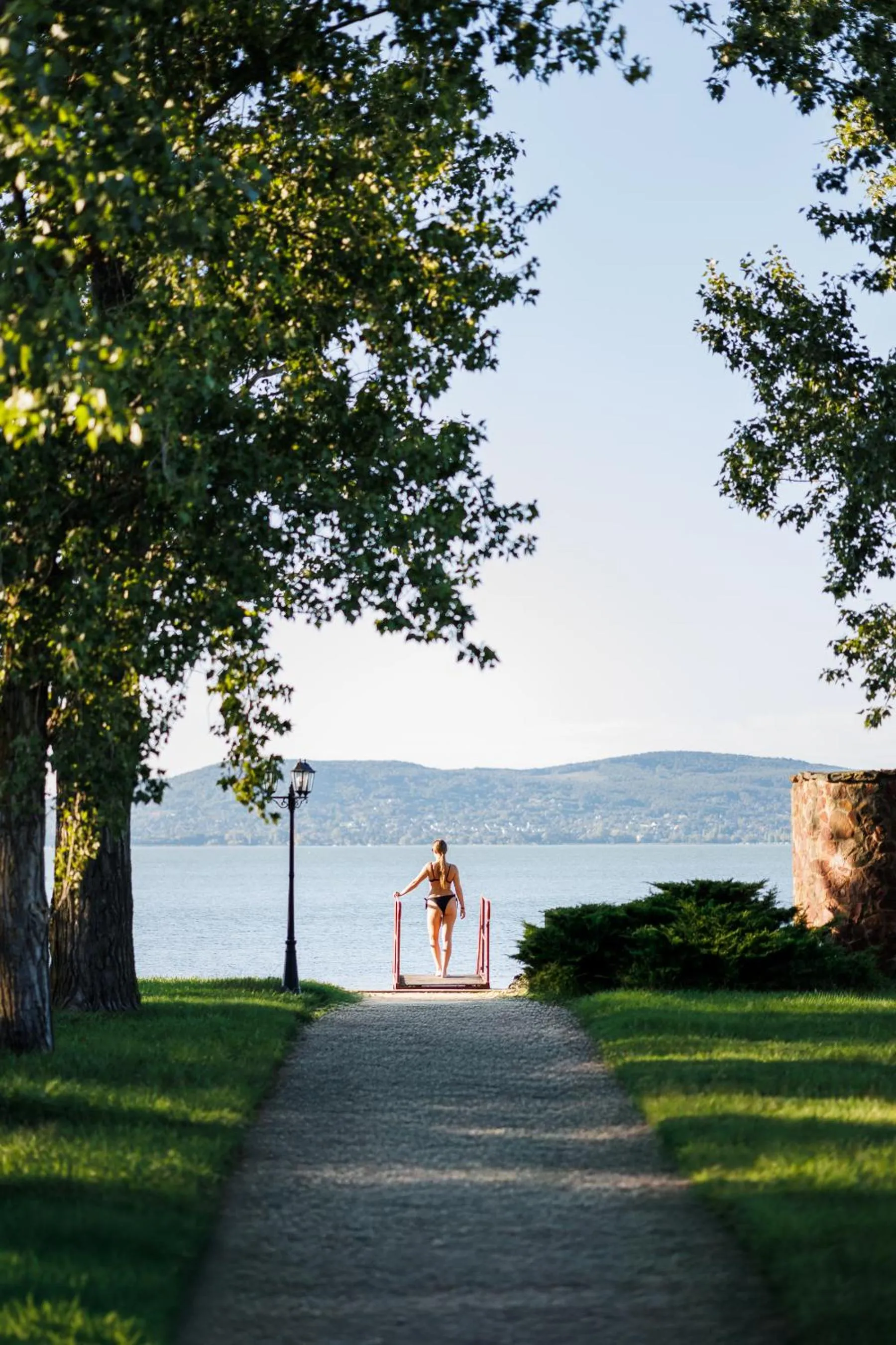 Beach in Partvilla Balatonboglar