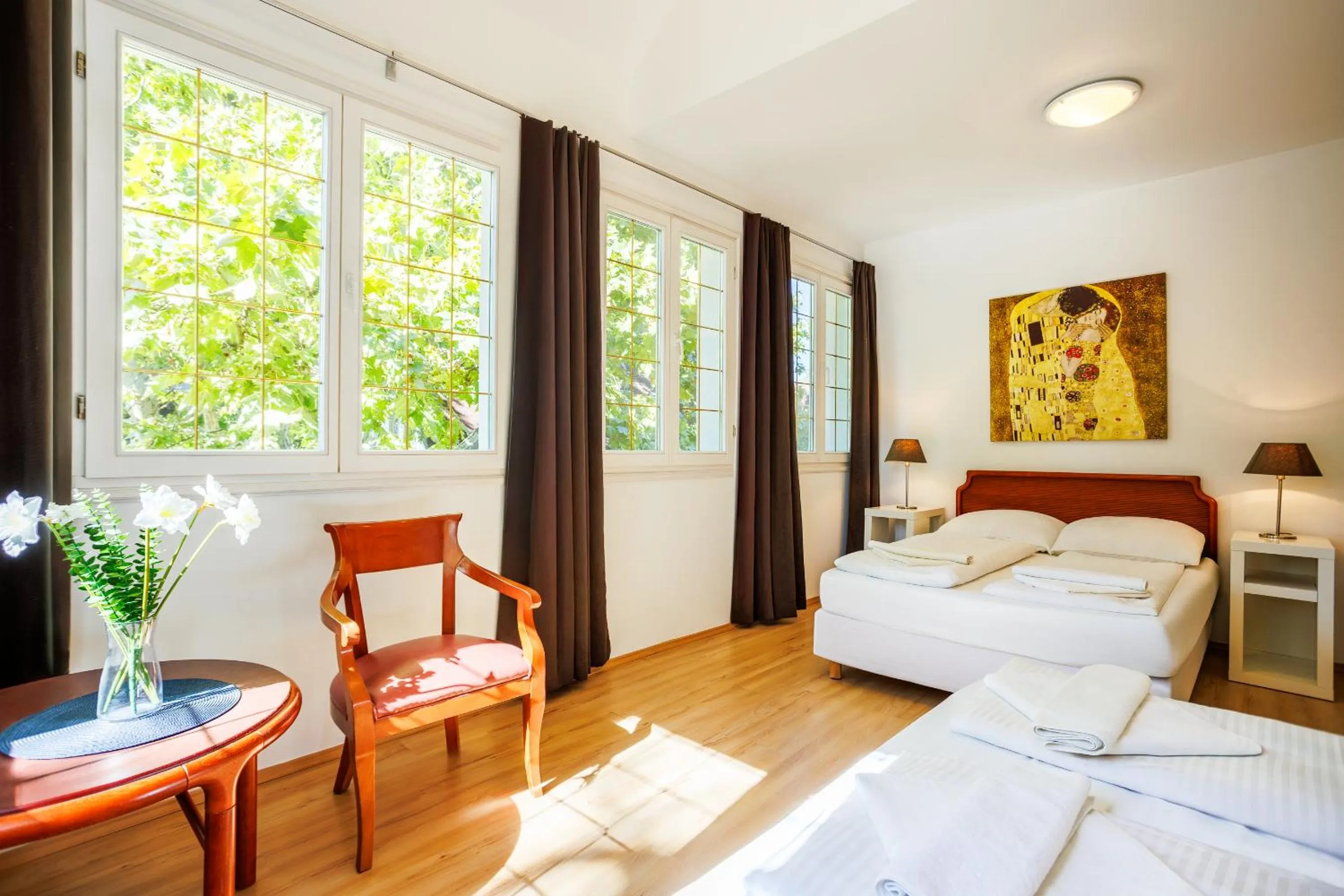 Bedroom, Bed in Partvilla Balatonboglar