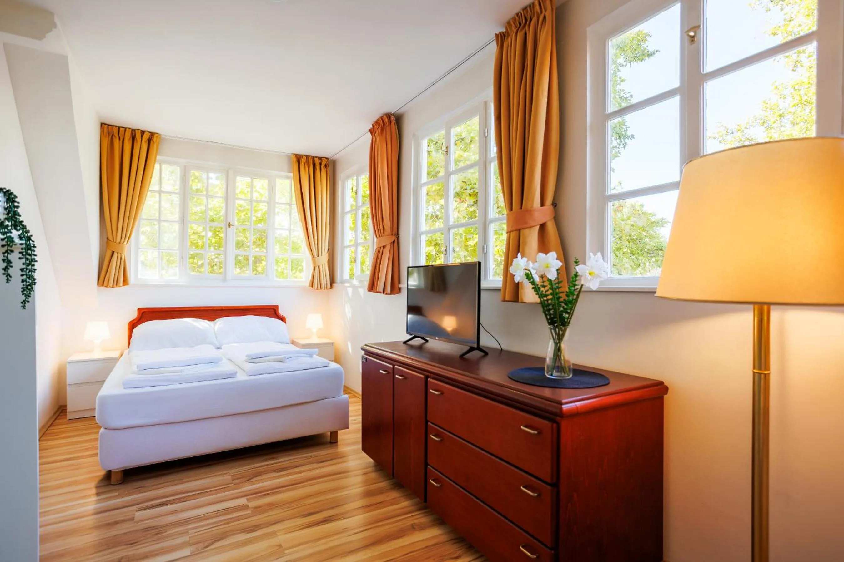 Bedroom, Bed in Partvilla Balatonboglar