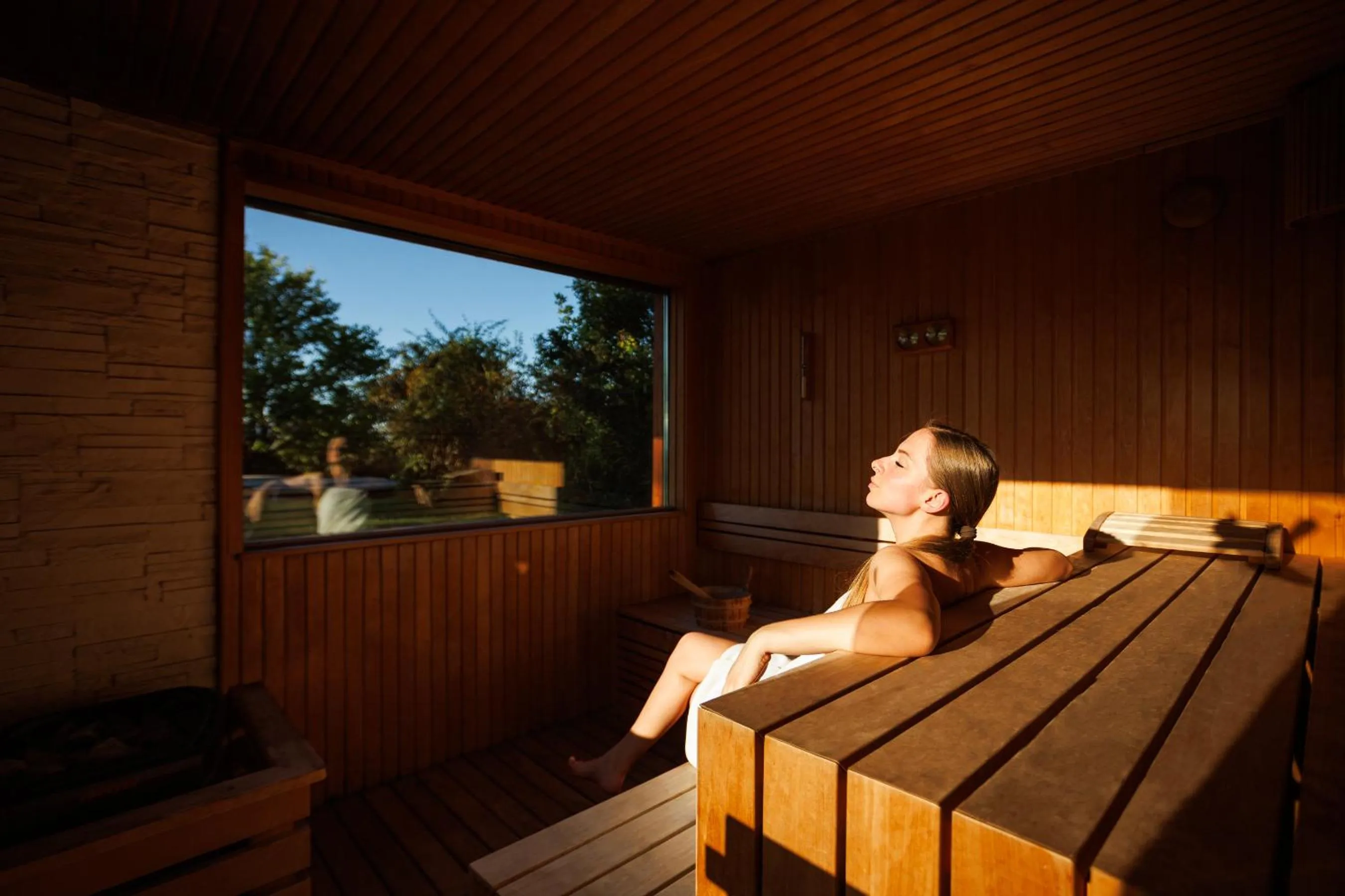 Sauna in Partvilla Balatonboglar