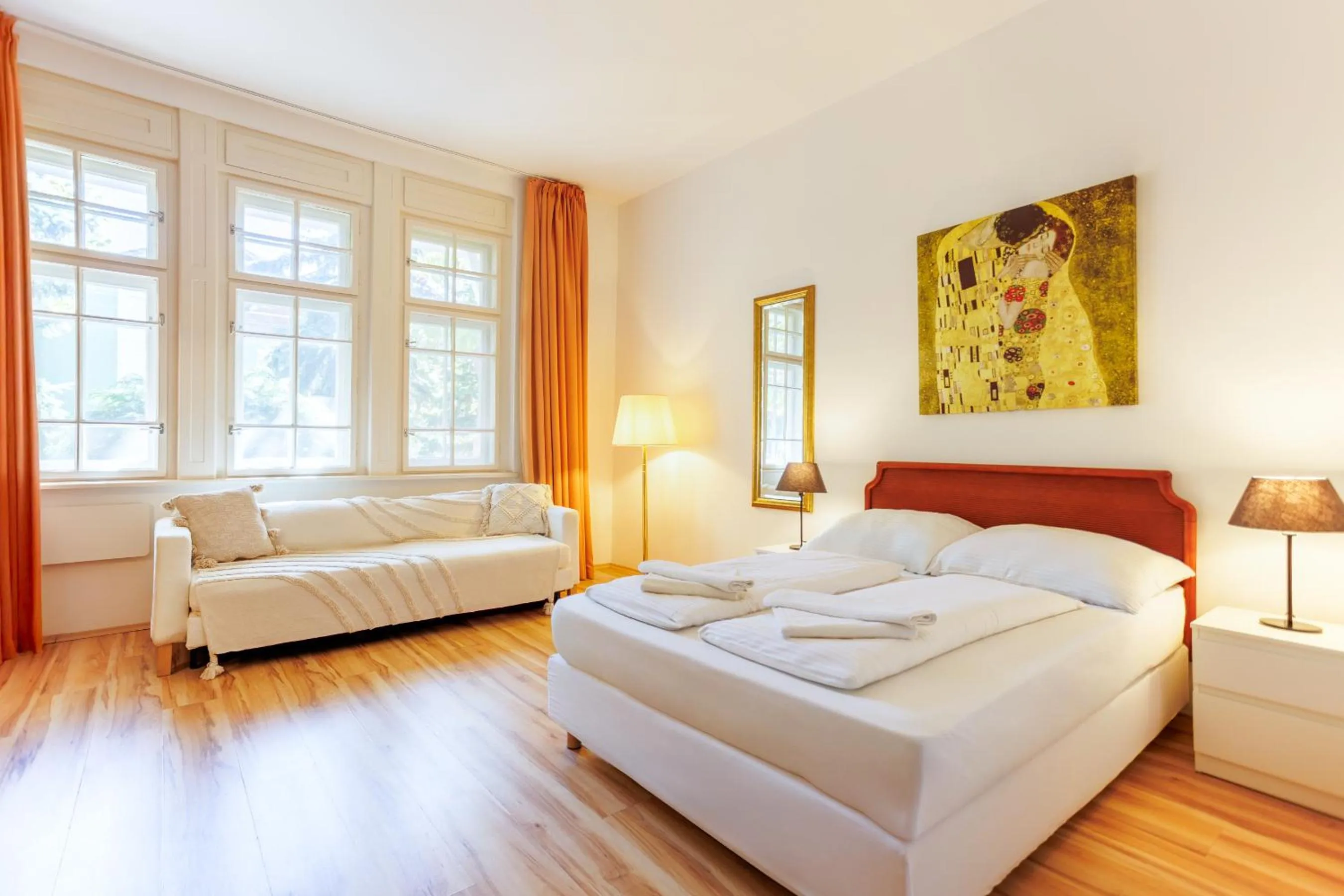 Bedroom, Bed in Partvilla Balatonboglar