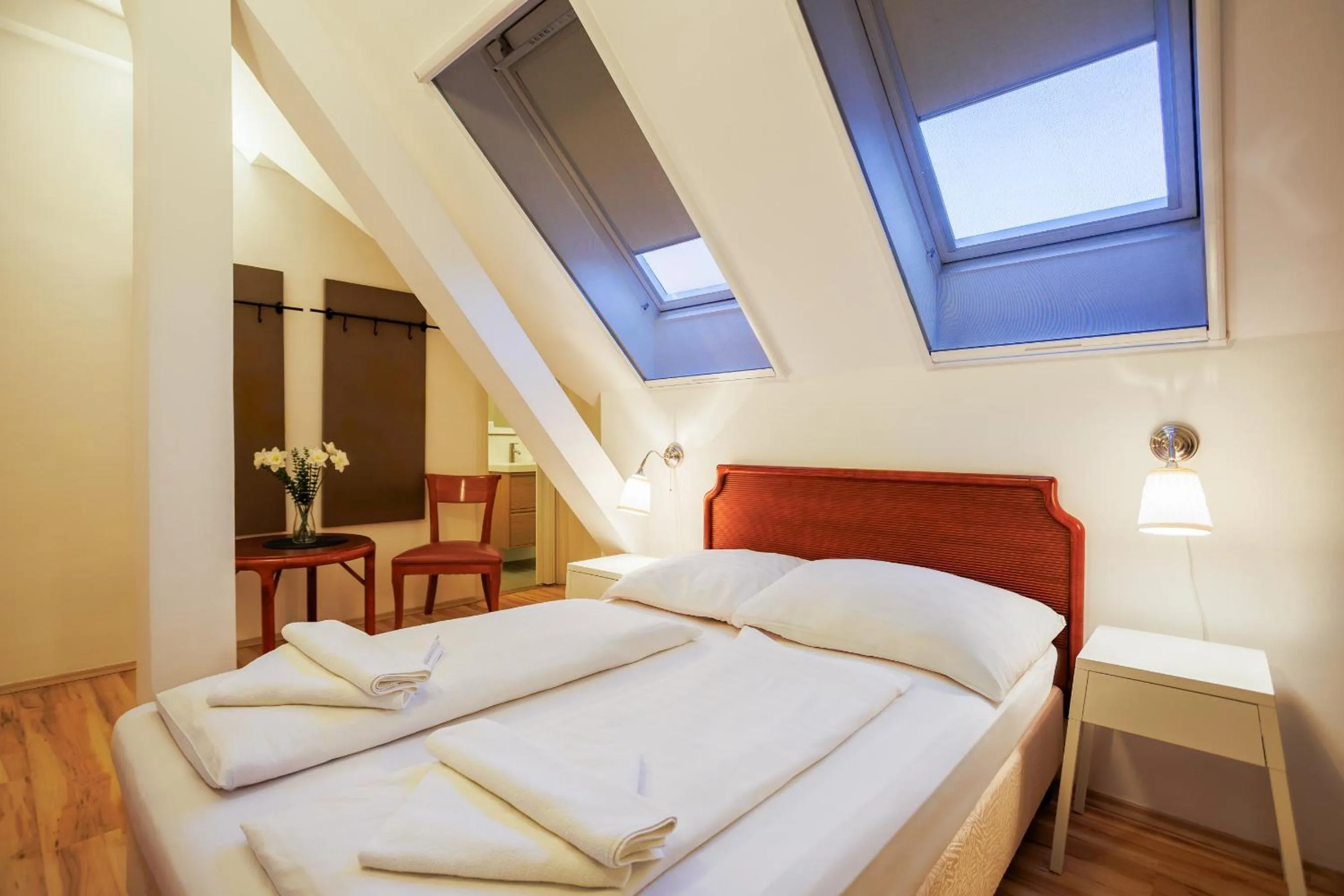 Bedroom, Bed in Partvilla Balatonboglar