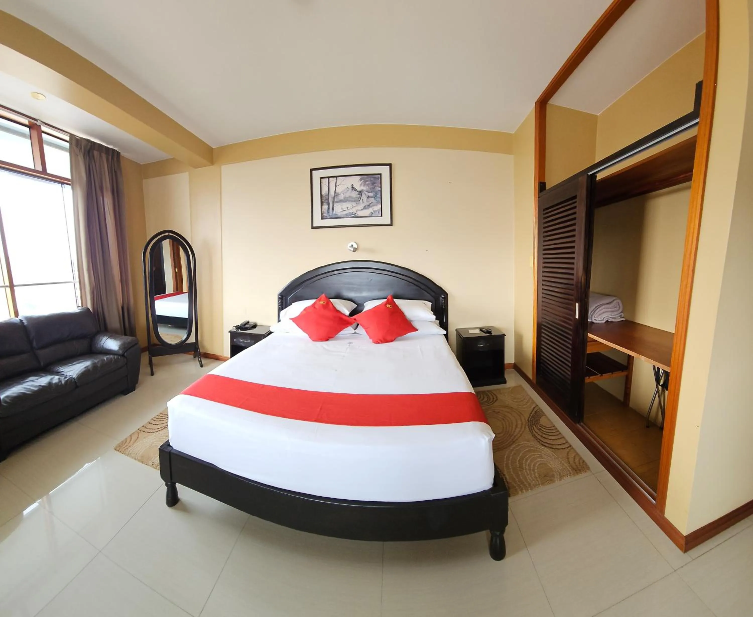 Bed in Hotel Centenario