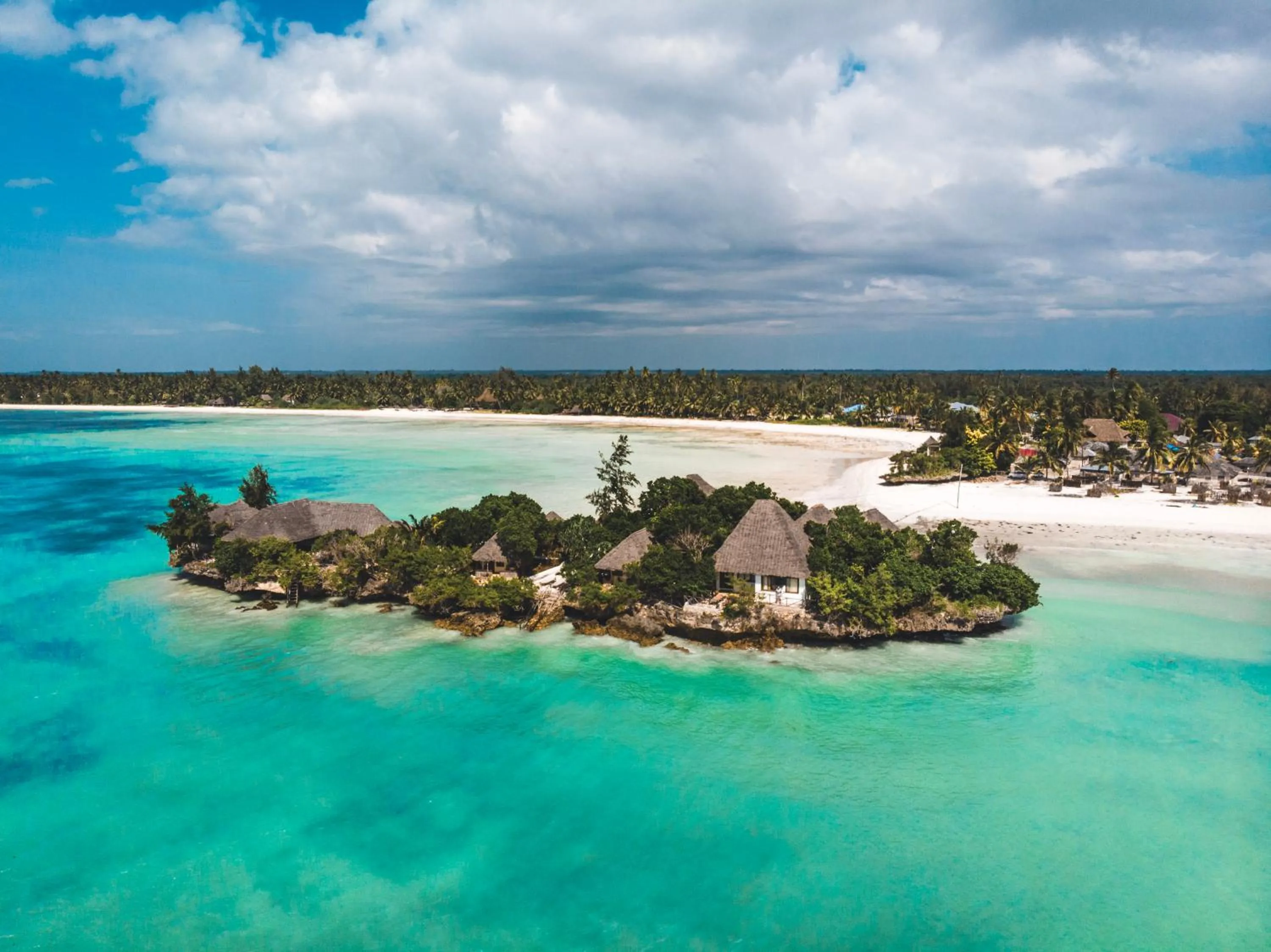 Bird's eye view in The Island - Pongwe Lodge