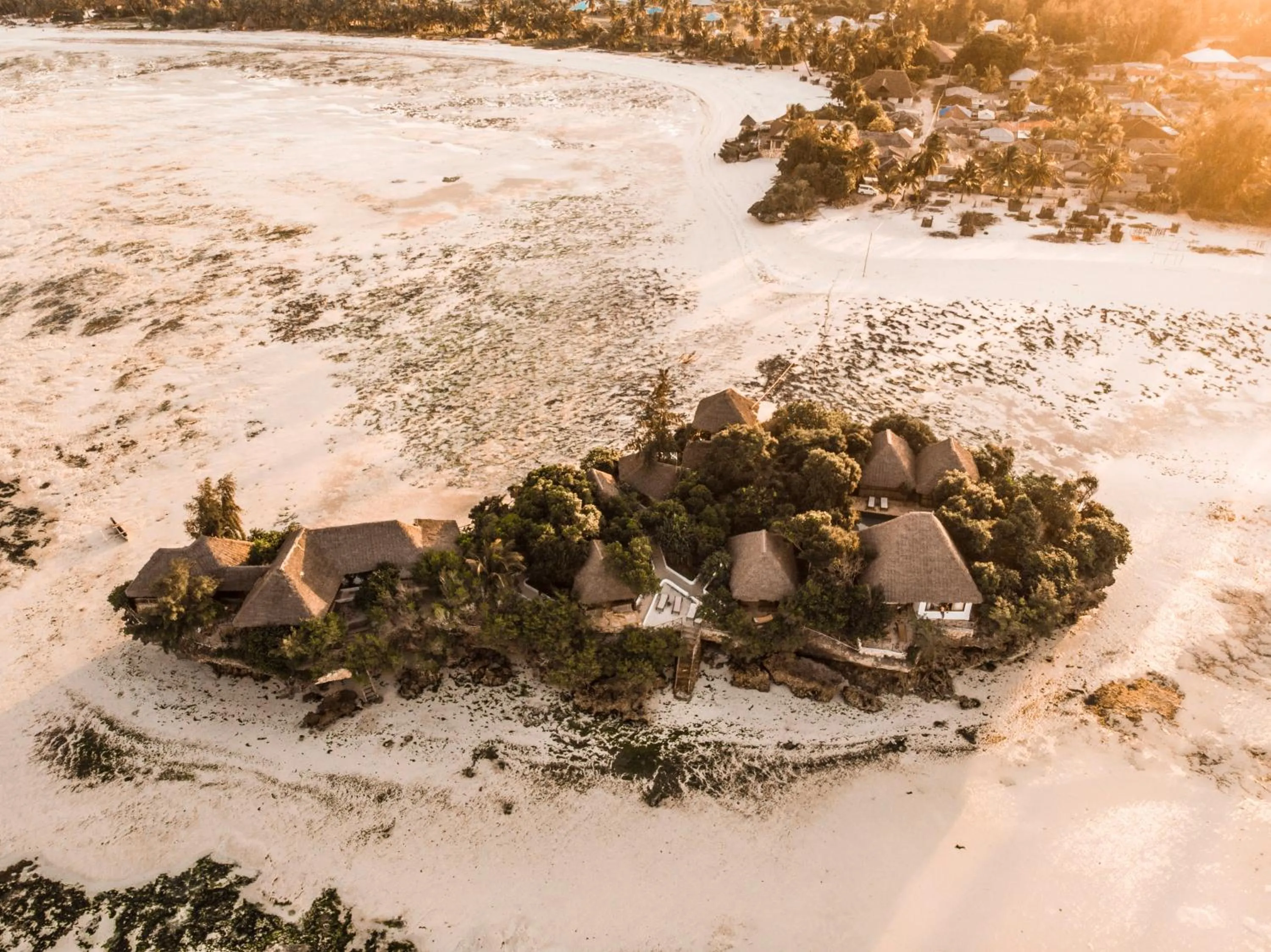 Bird's eye view in The Island - Pongwe Lodge