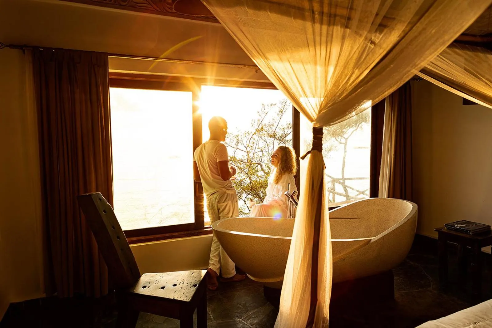 Bedroom in The Island - Pongwe Lodge