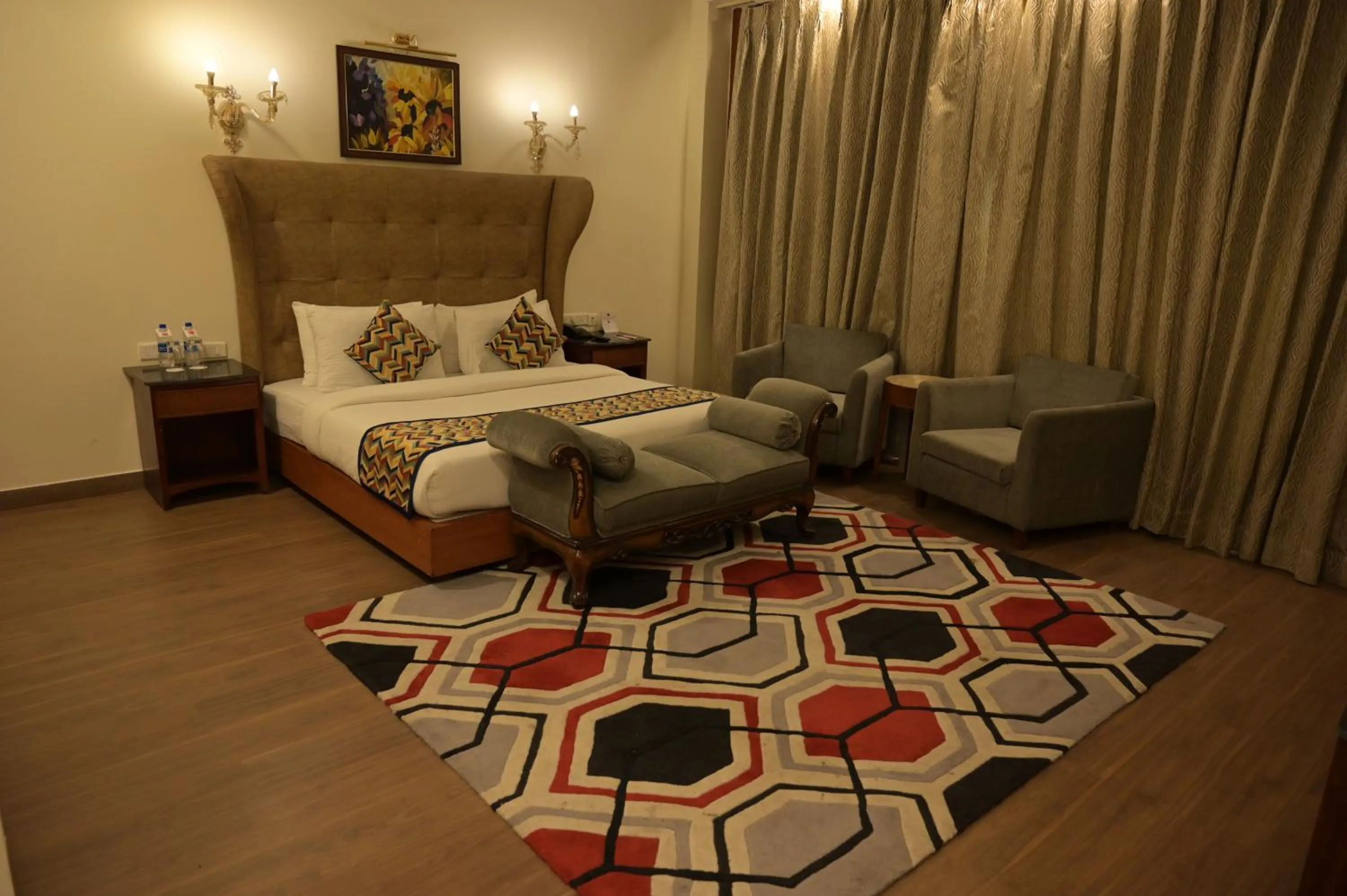 Bed in HK Clarks Inn, Amritsar