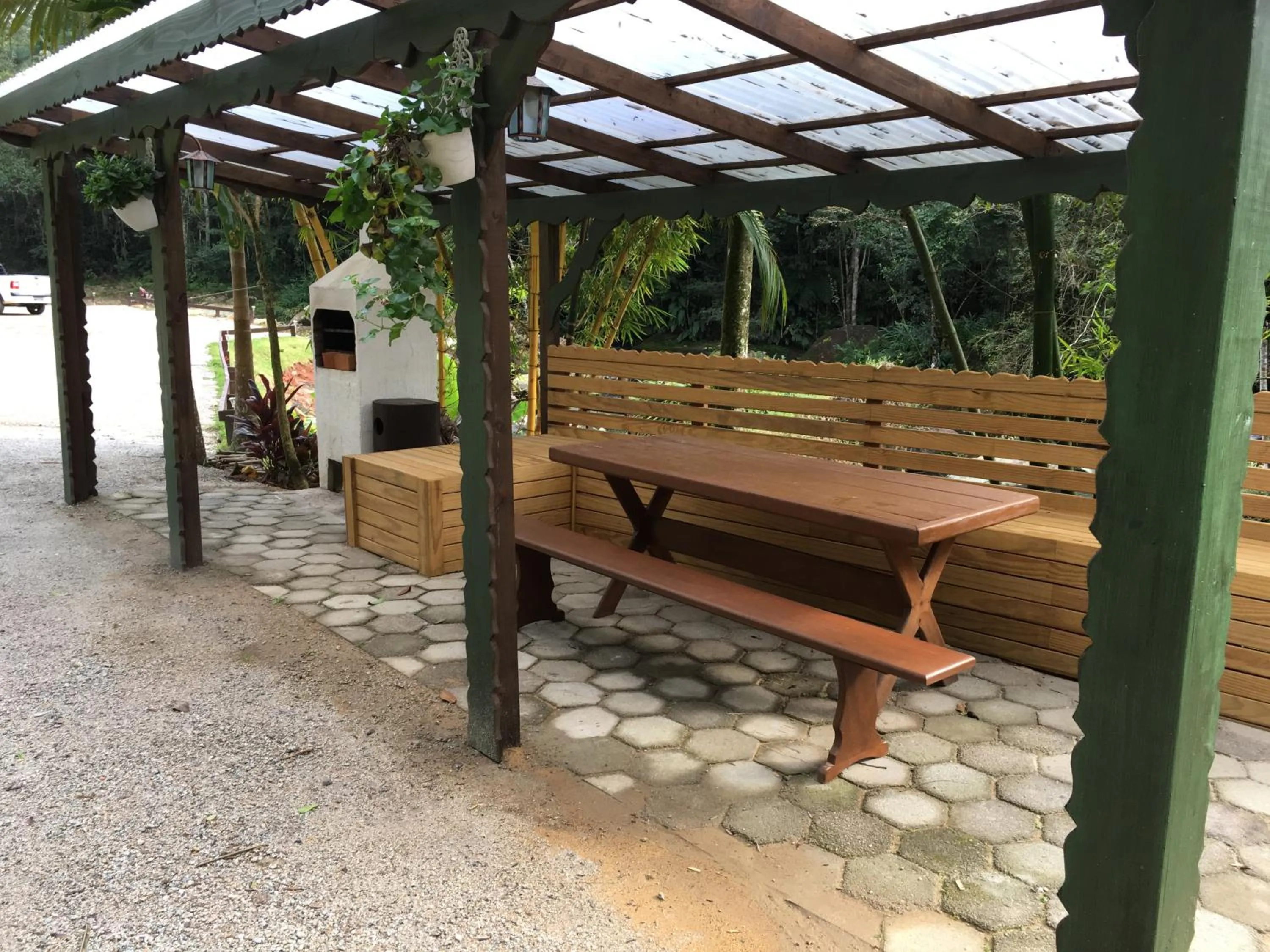 BBQ facilities in Pousada Alpenhof