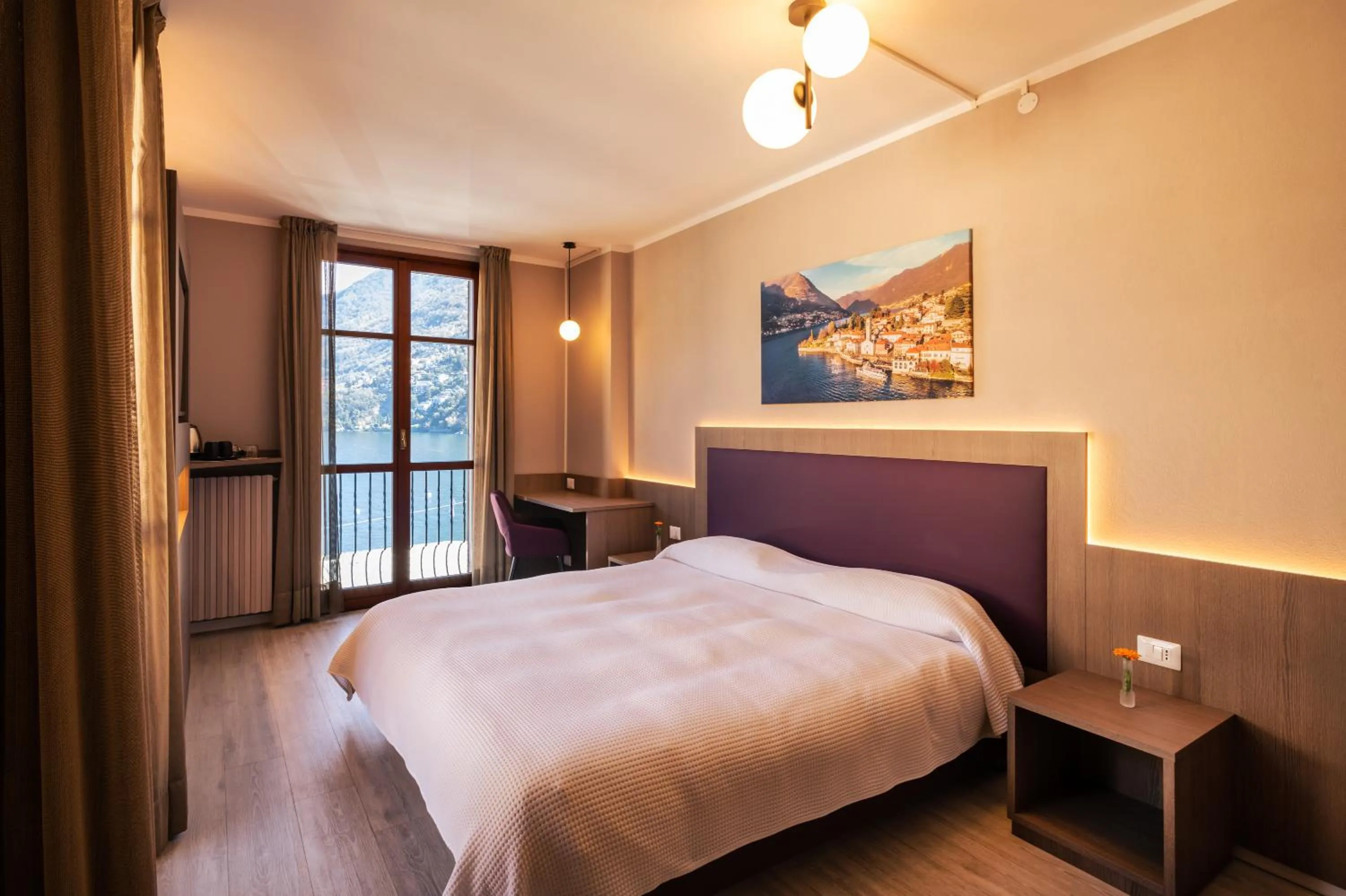 Bedroom, Bed in Hotel Ristorante Vapore