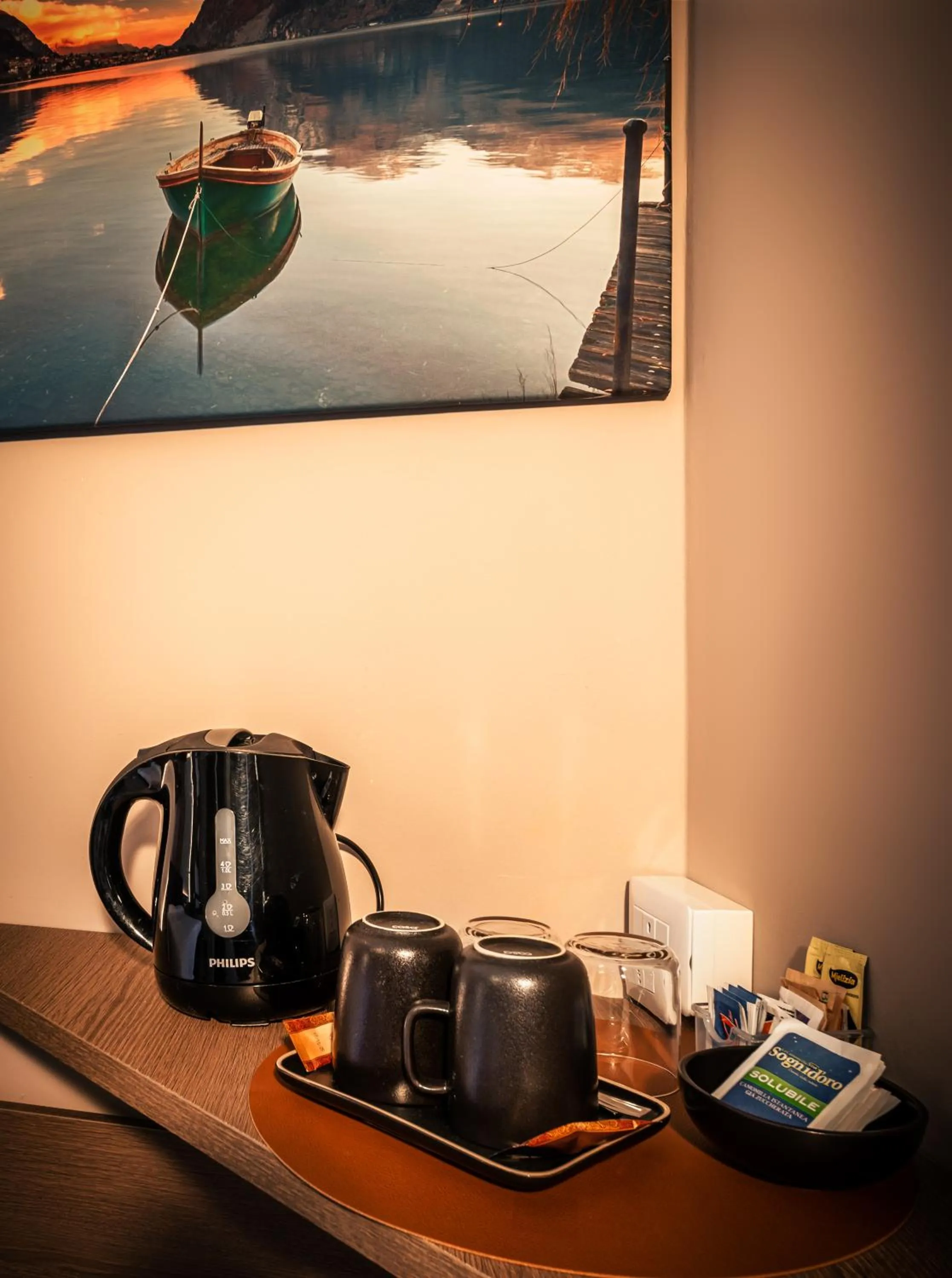 Coffee/tea facilities in Hotel Ristorante Vapore