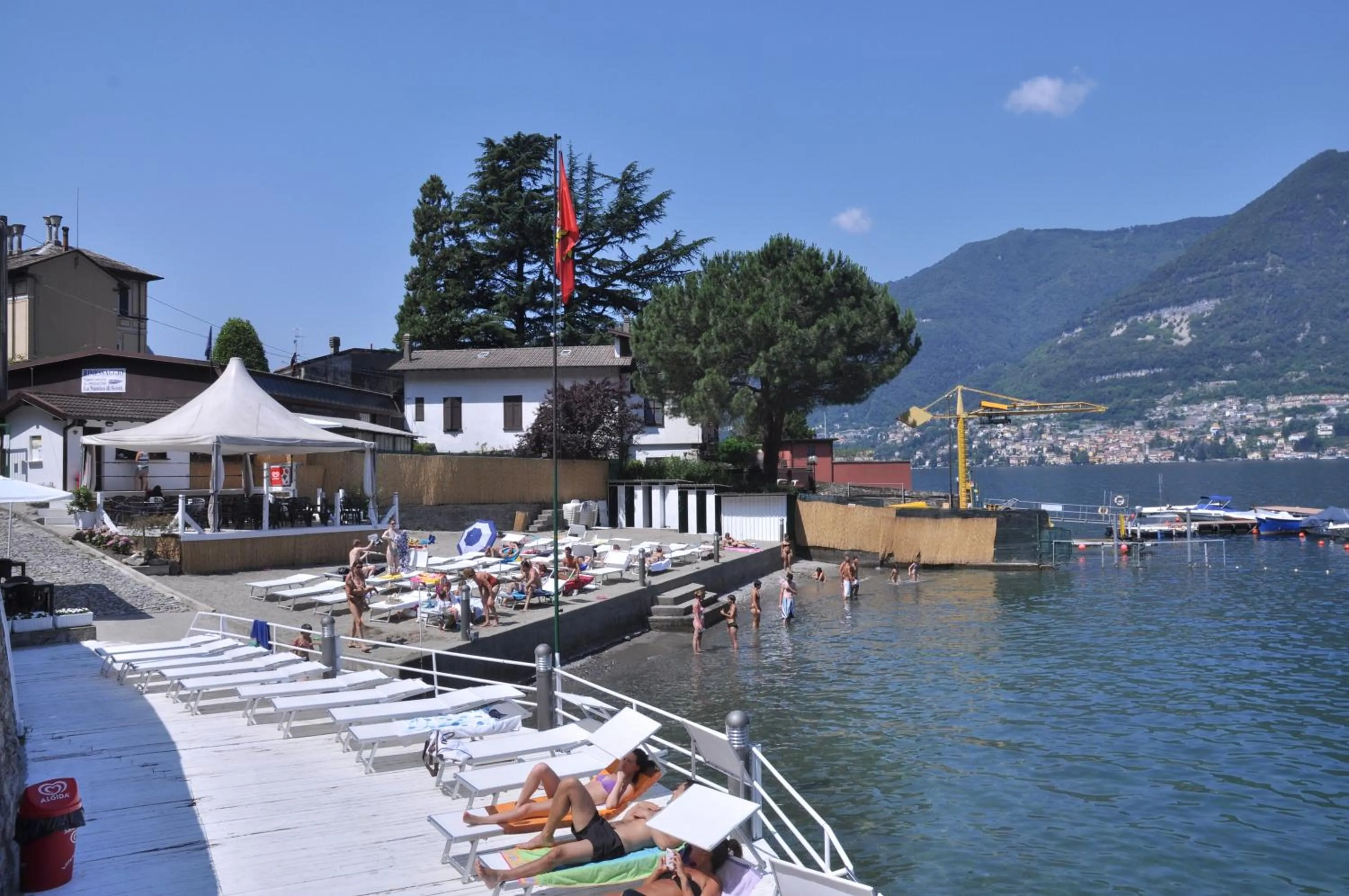 Beach in Hotel Ristorante Vapore