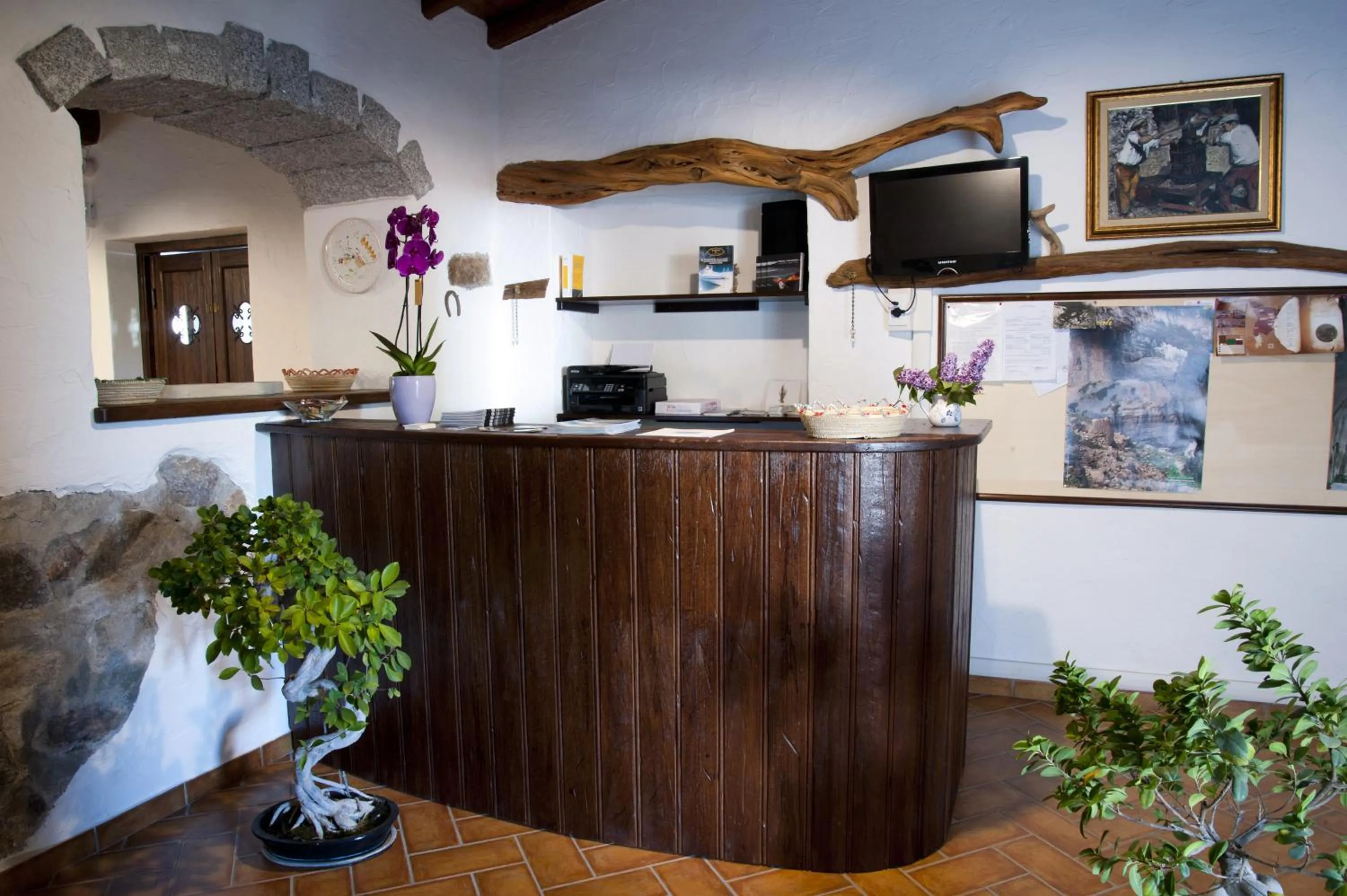 Lobby or reception in Turismo Rurale Belvedere Pradonos