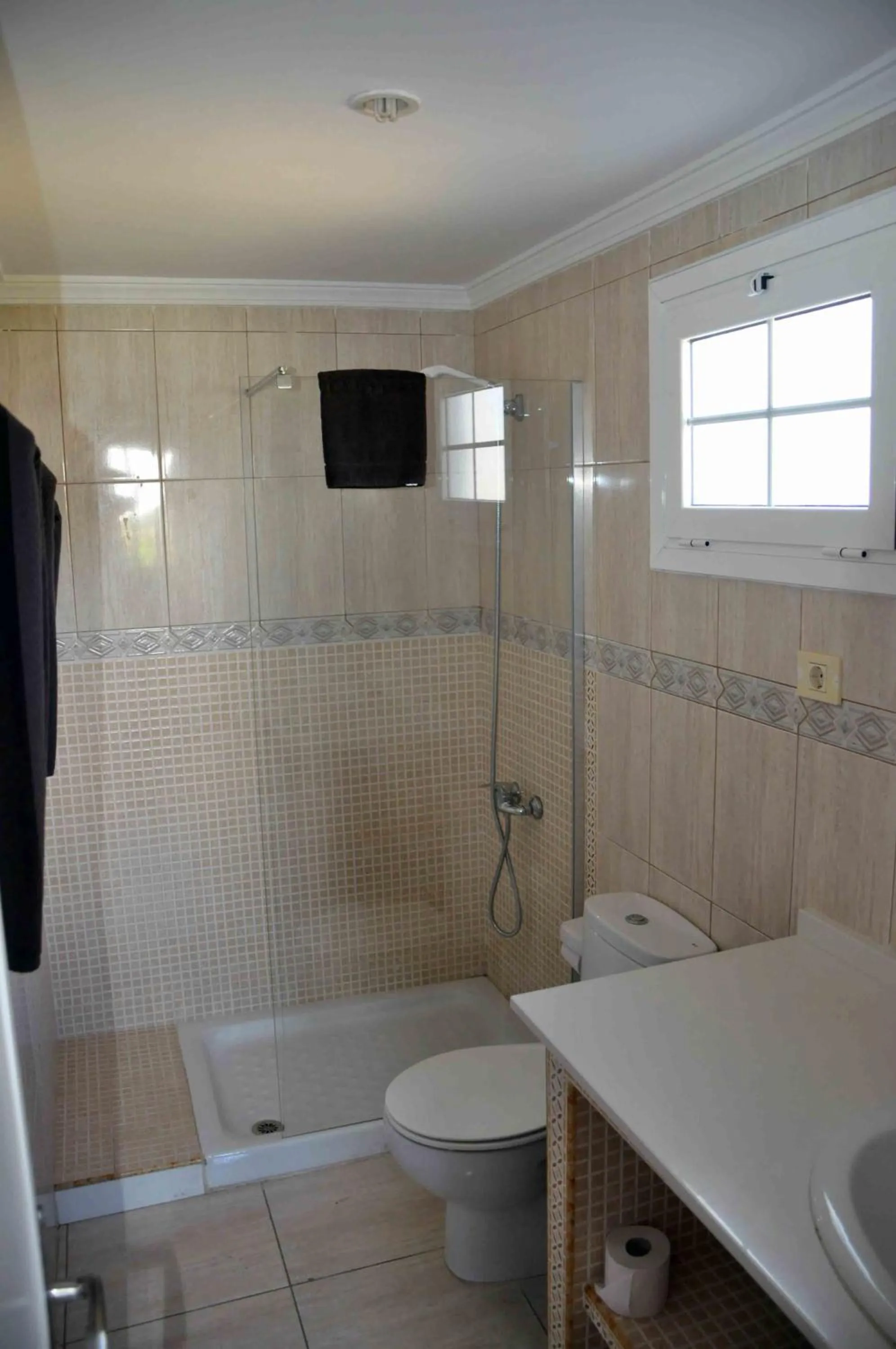 Shower in Bungalows Los Arcos