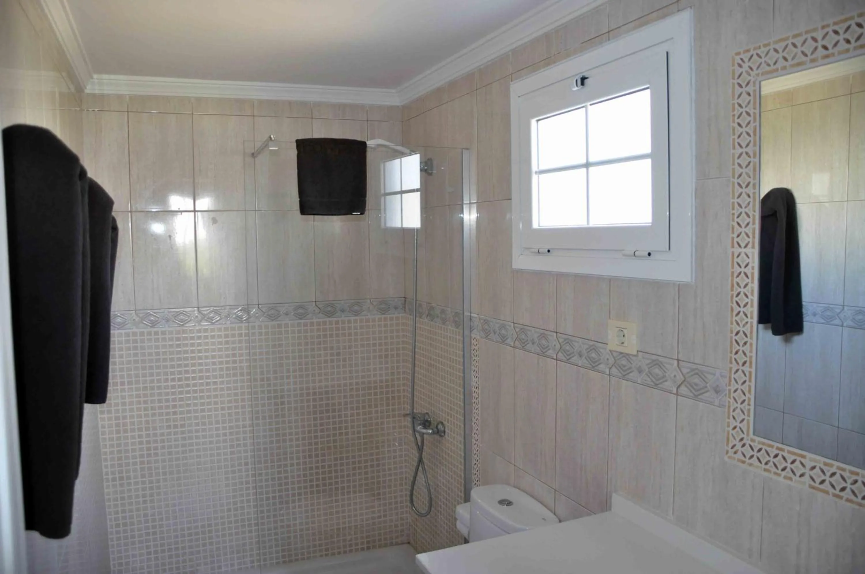 Shower in Bungalows Los Arcos