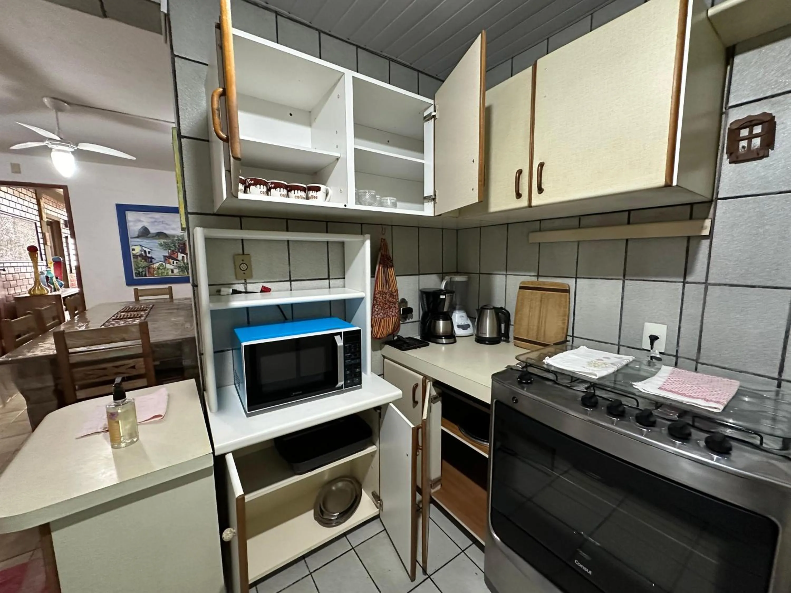 Kitchen or kitchenette in Casa Rústica