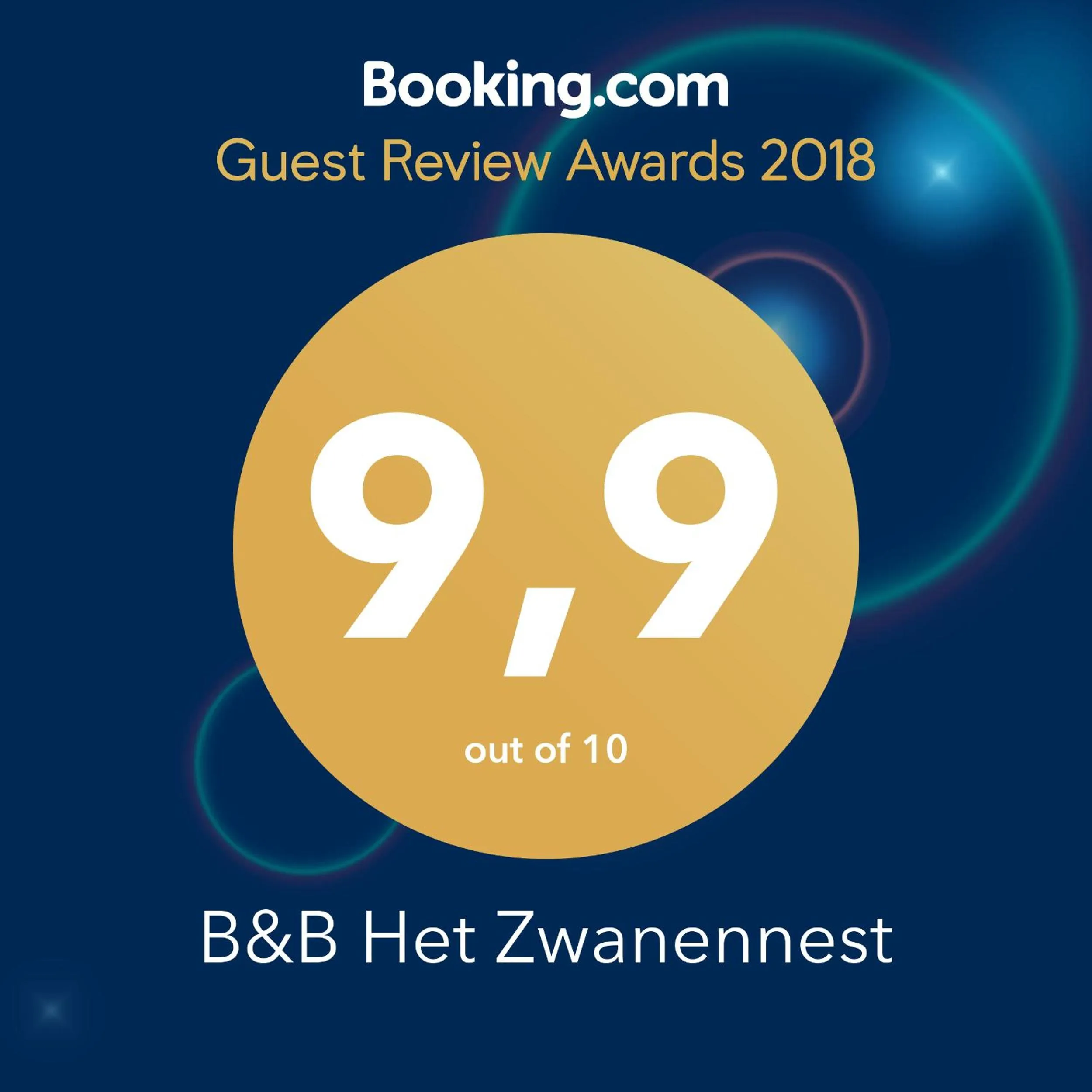 Certificate/Award in B&B Het Zwanennest