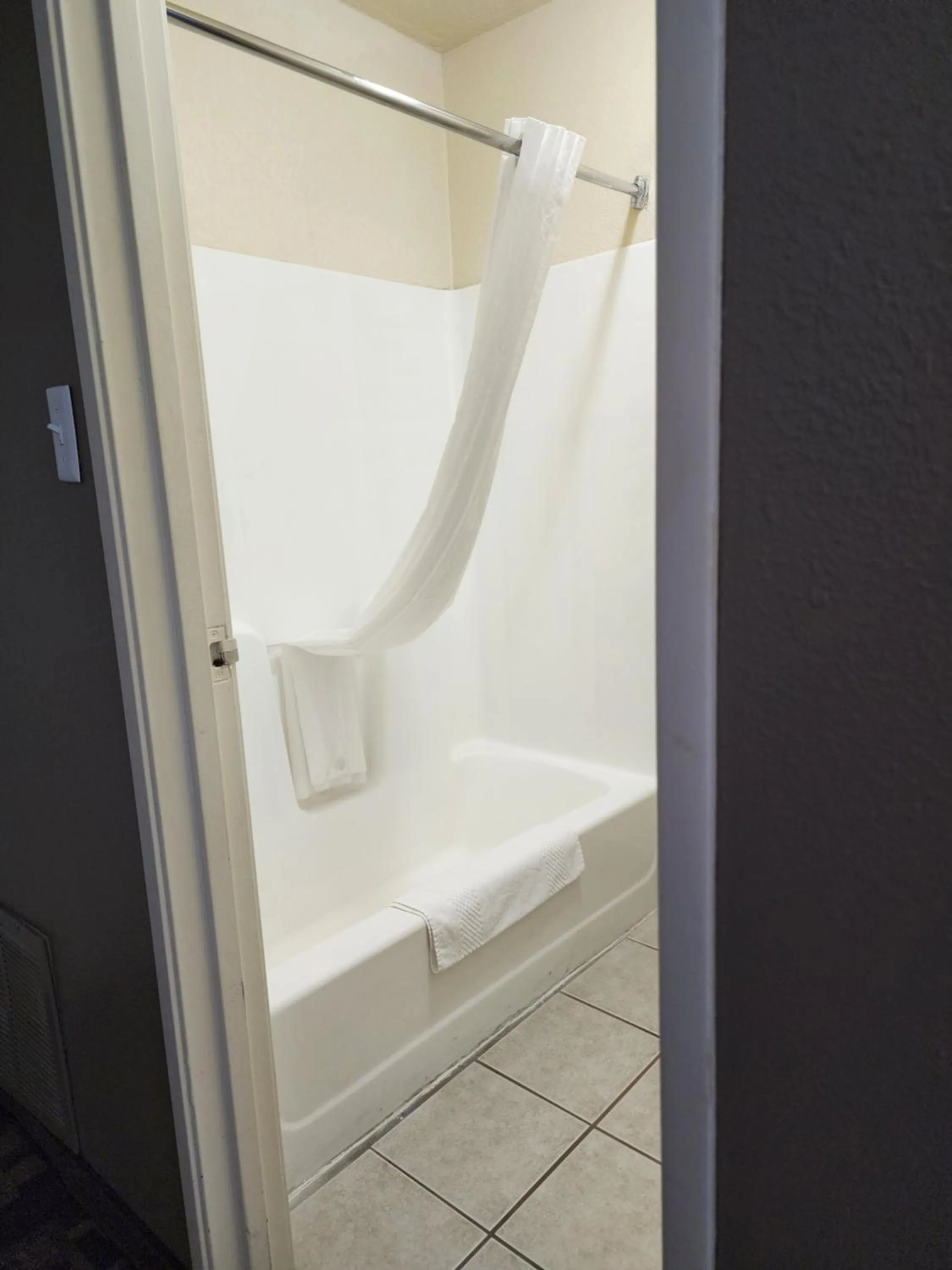 Bathroom in Quality Inn I-70 at Wanamaker